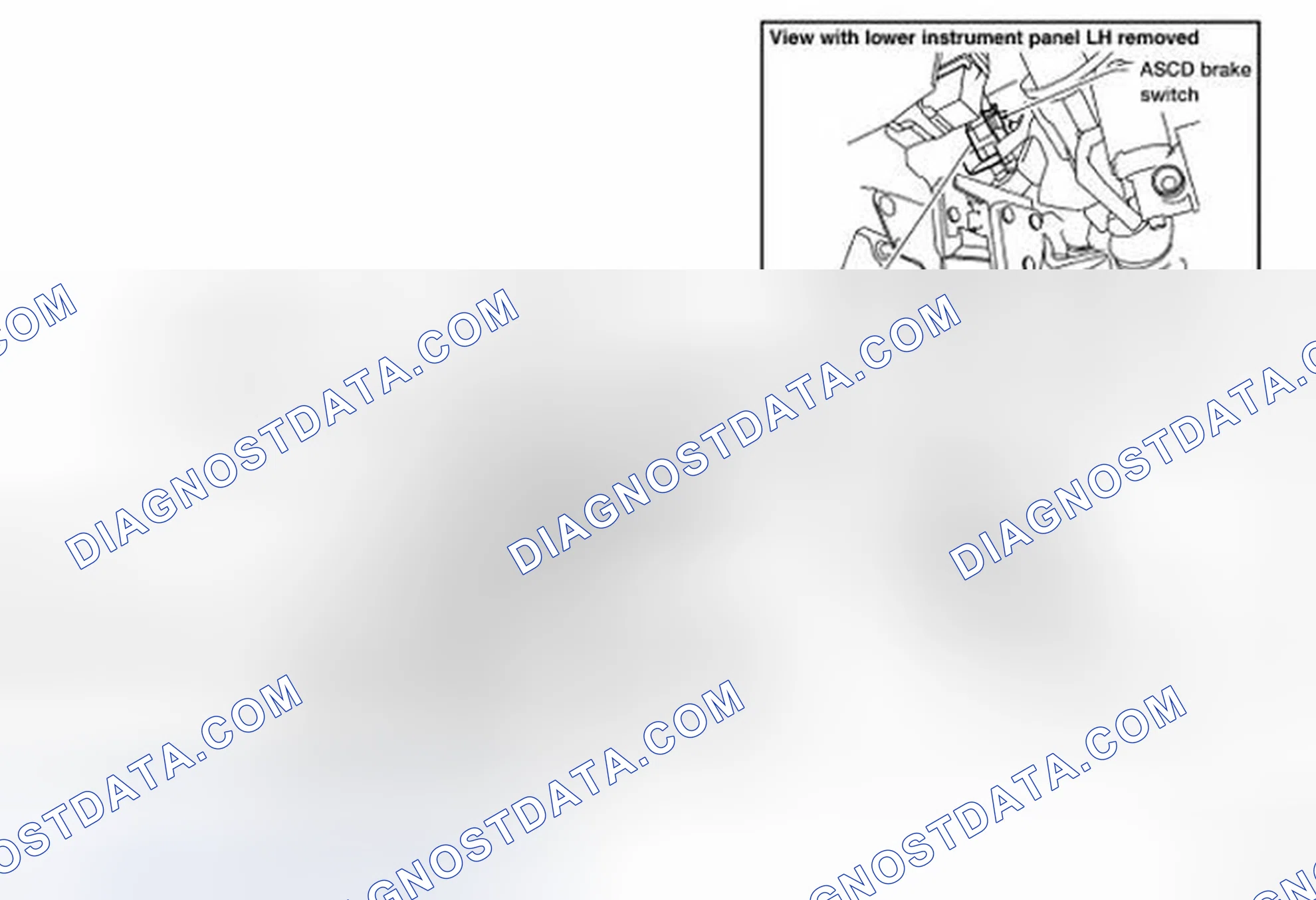 Fig. 158: Identifying Shift Lock System Electrical Parts Location