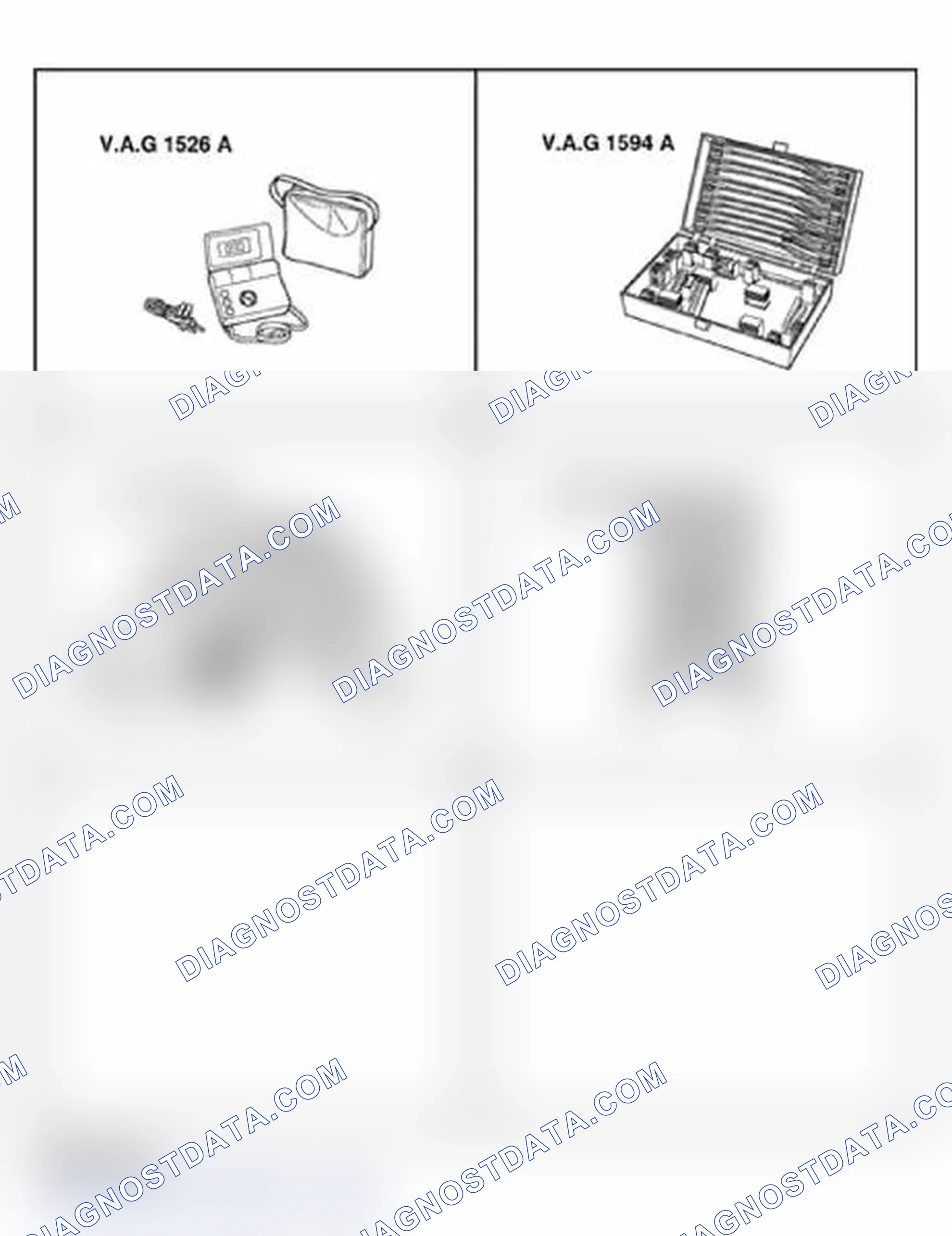 Scheme 50: Special tools and equipment
