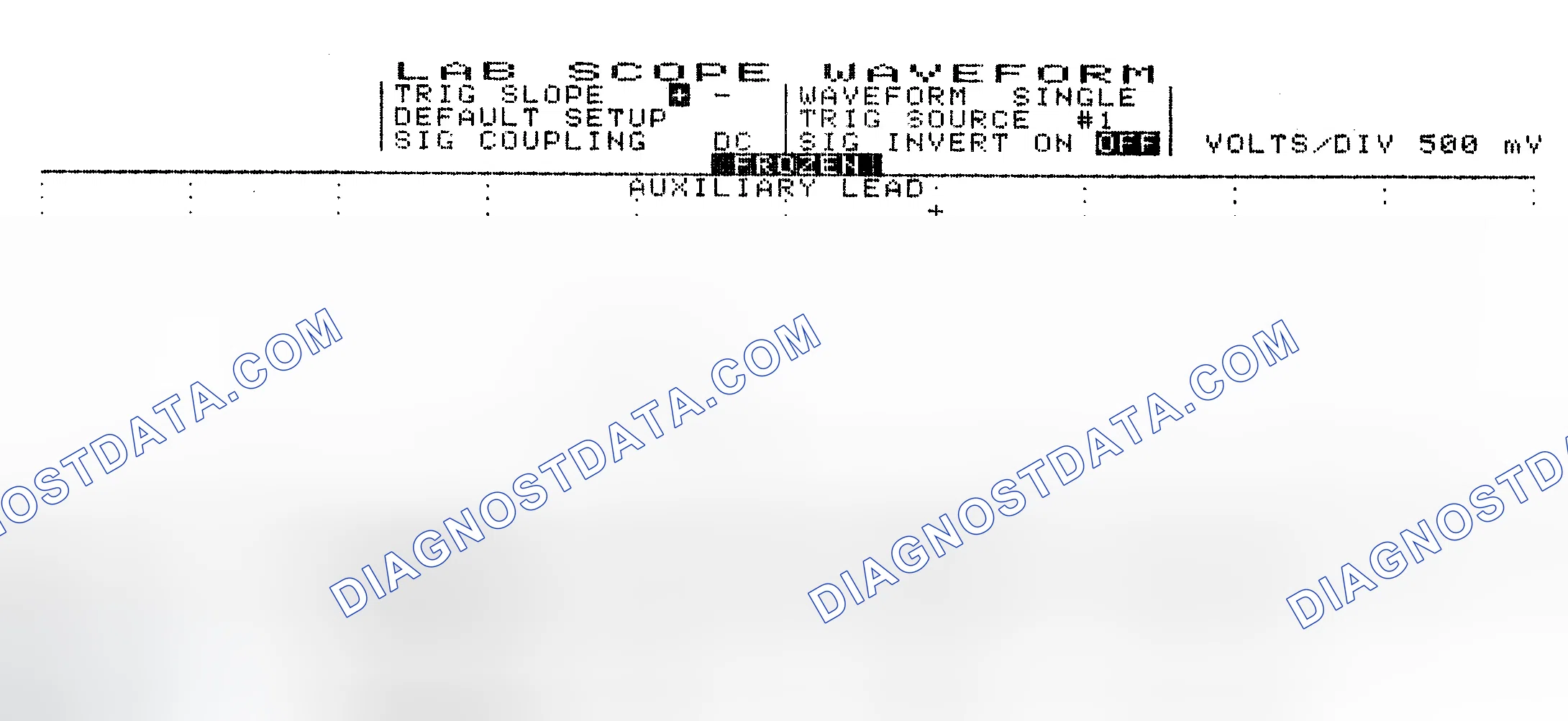 Scheme 10: Single Injector w/Excessive Current Flow - Current Pattern