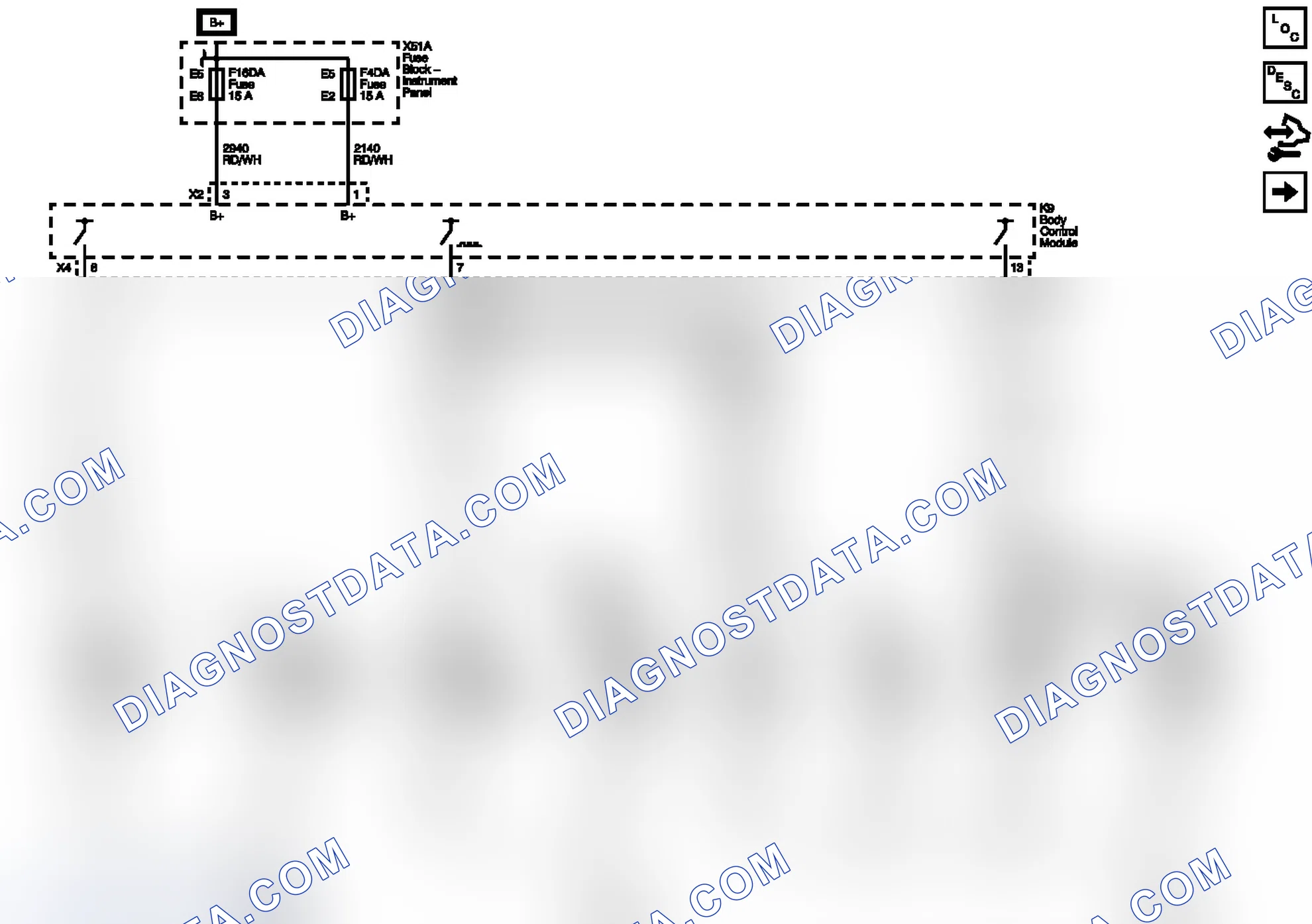 Scheme 3: Left Park And License Lamps