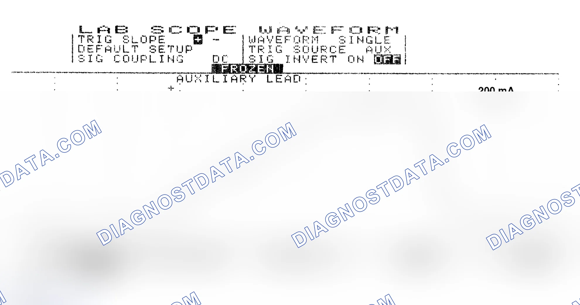 Scheme 13: Single Injector w/Normal Current Flow - Current Pattern