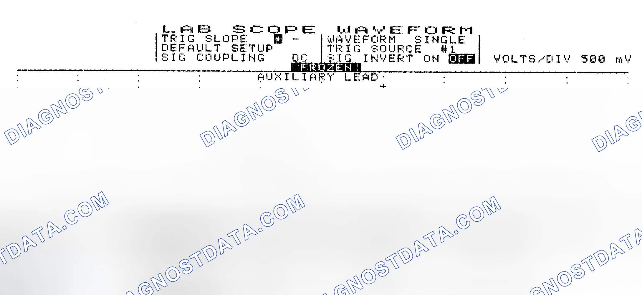 Scheme 10: Single Injector w/Excessive Current Flow - Current Pattern
