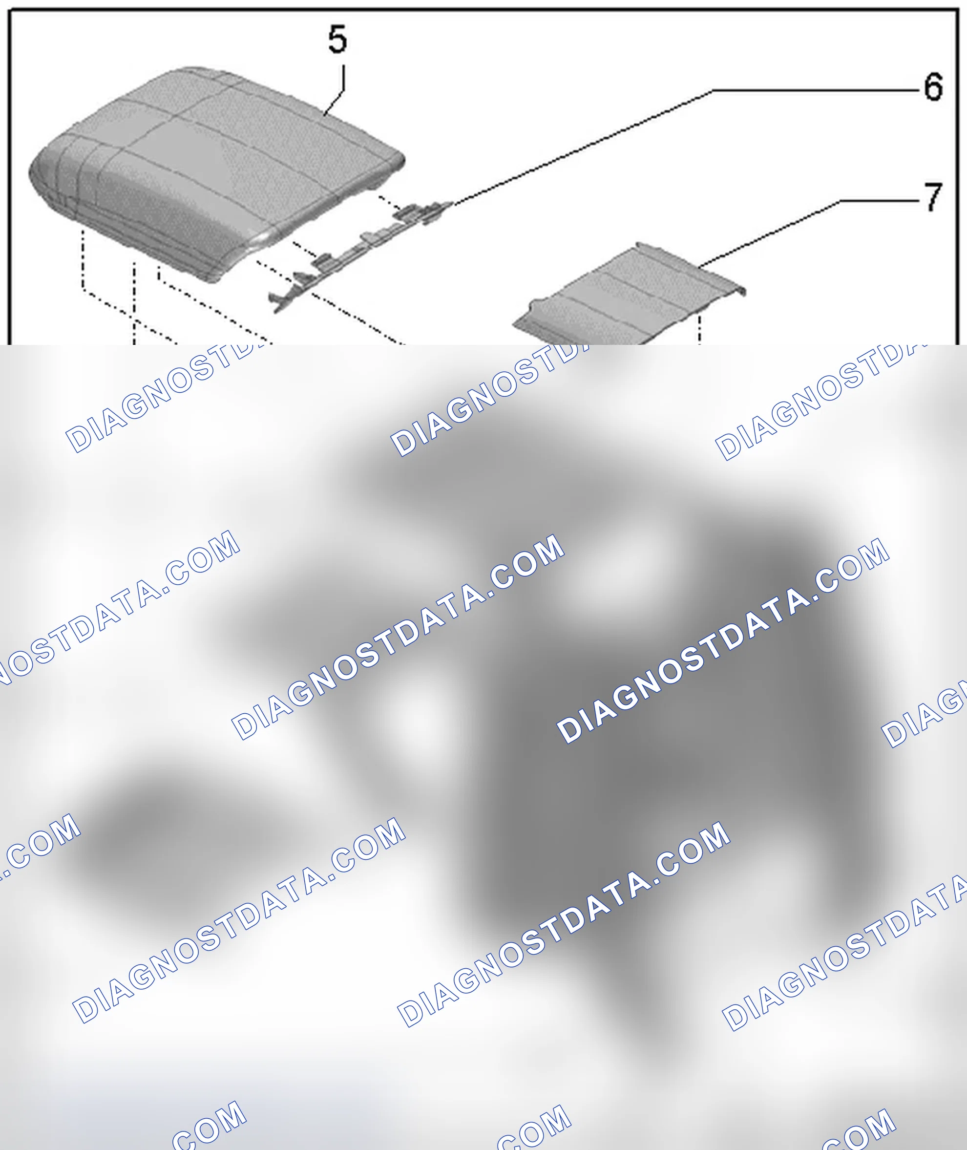 Scheme 12: FRONT CENTER ARMREST OVERVIEW