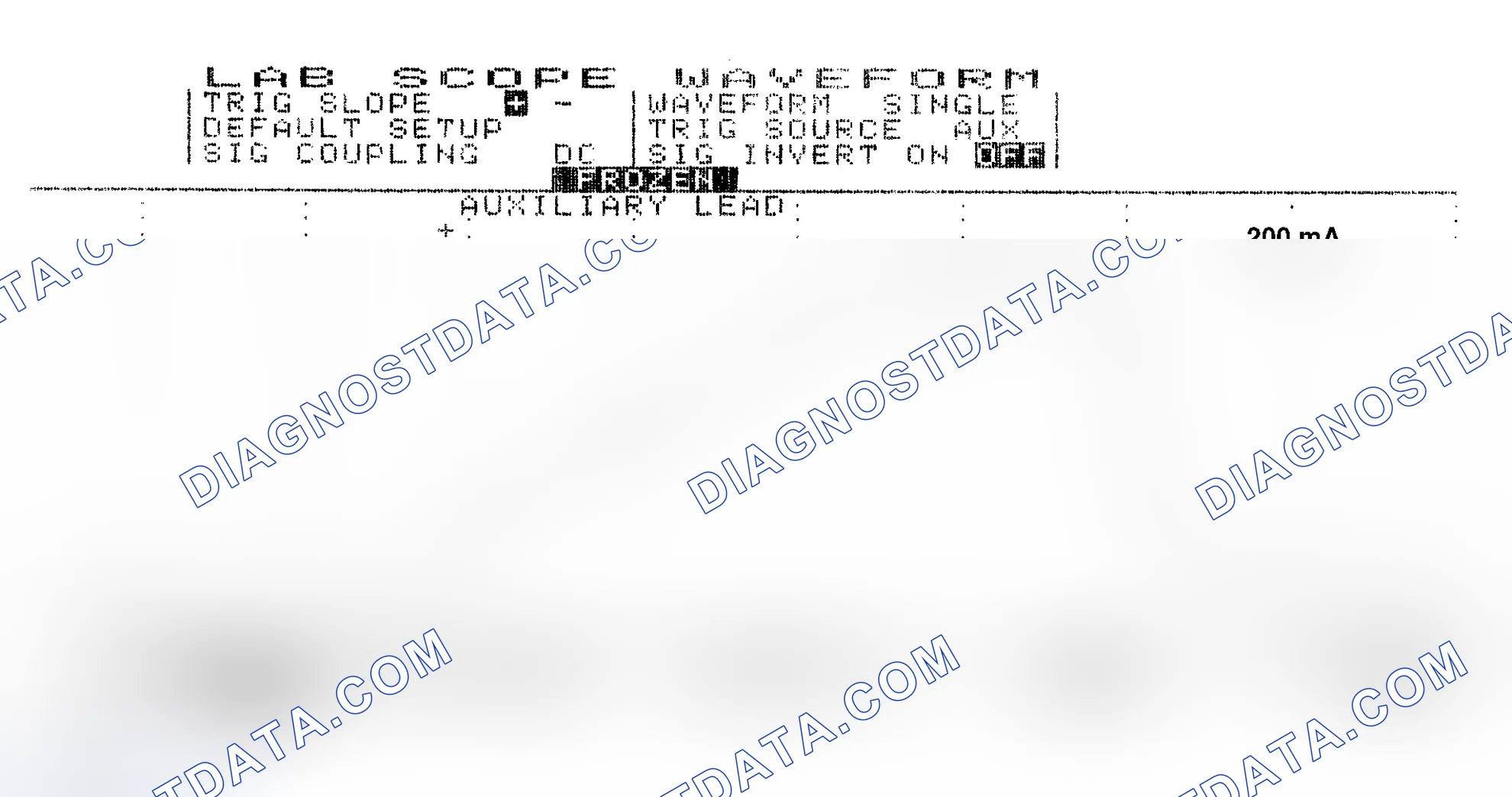 Scheme 13: Single Injector w/Normal Current Flow - Current Pattern