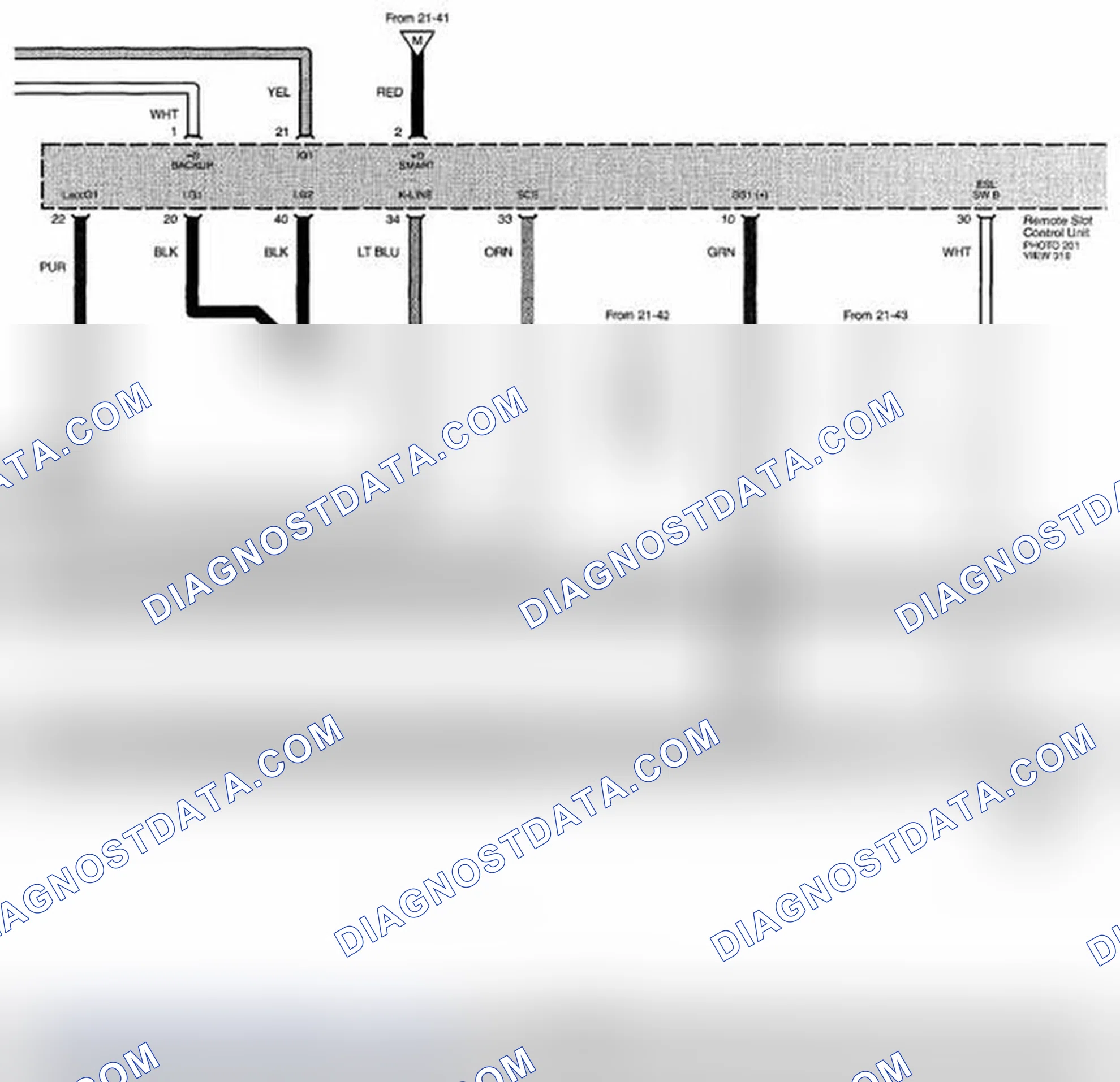 Scheme 233: Remote Starting System Circuit Diagram (Acura Accessory:Keyless Access) (Page 21-46)