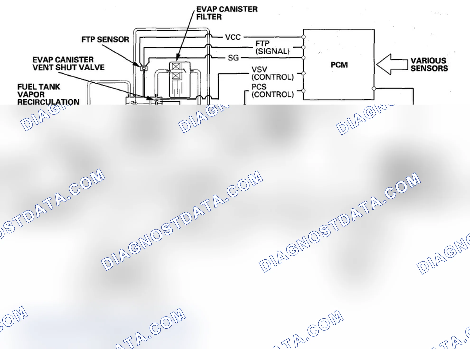 Scheme 65: Evaporative Emission (EVAP) Control Diagram