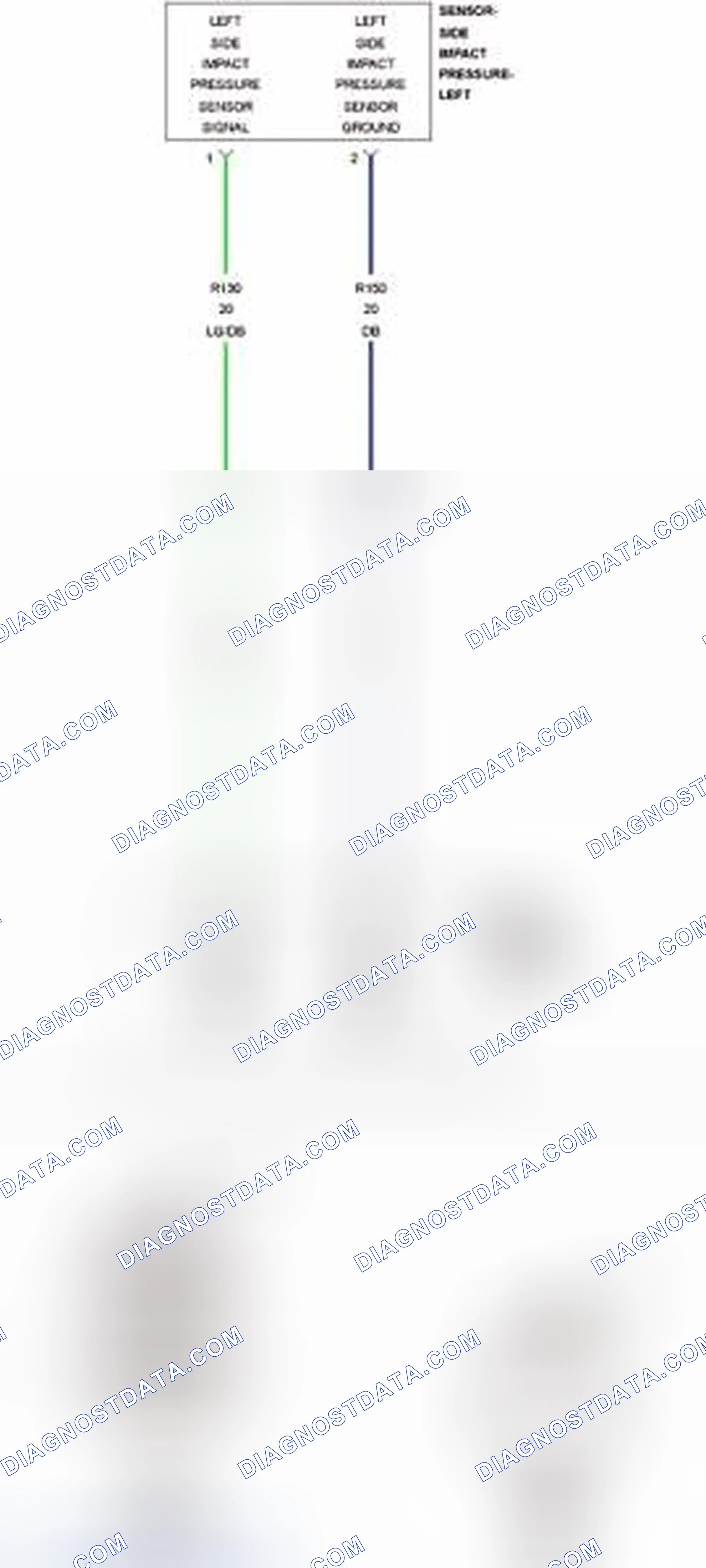 Scheme 78: B009A-49-LEFT SIDE SATELLITE SENSOR 4 - INTERNAL ELECTRONIC FAILURE