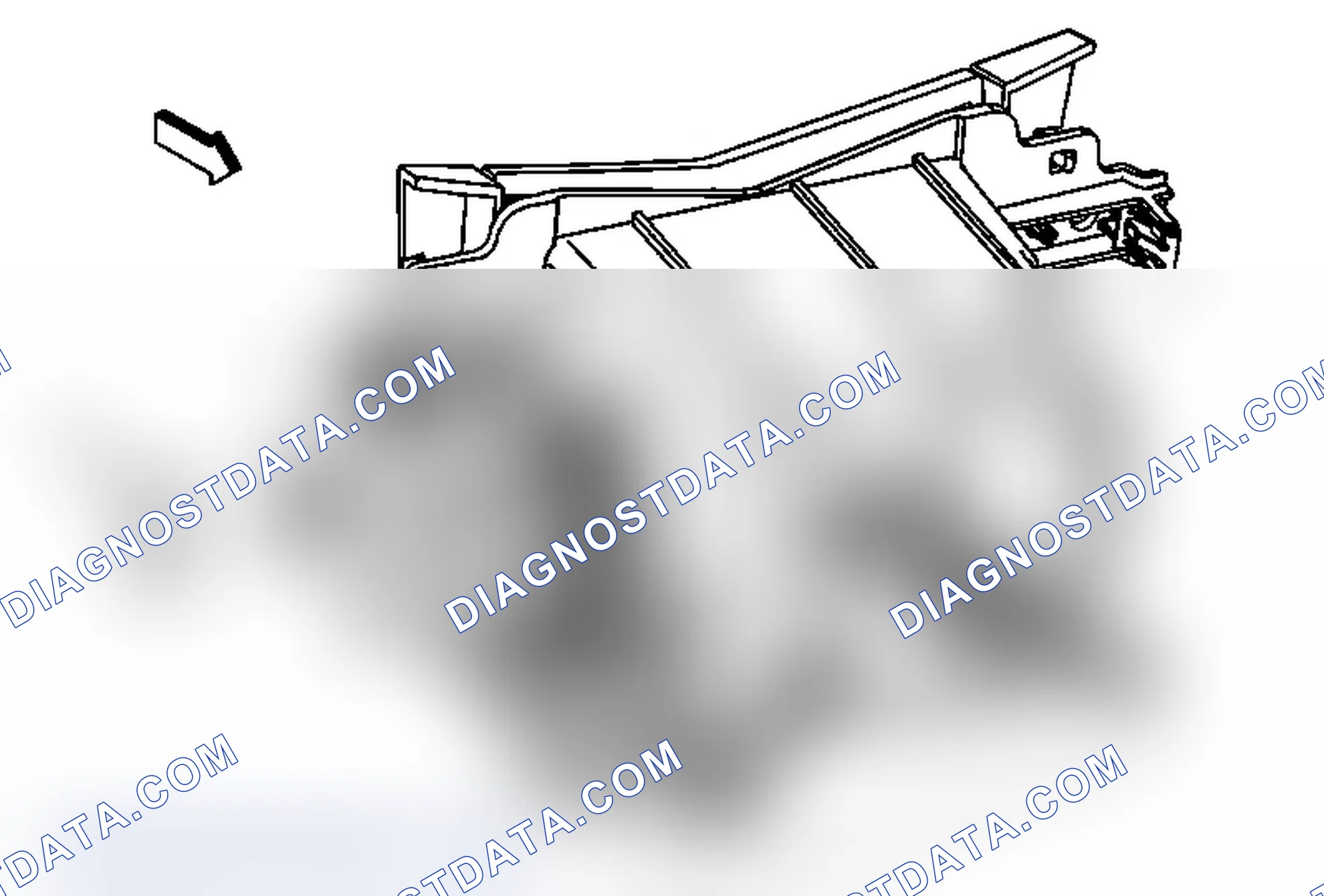 Scheme 76: Instrument Panel Compartment Door Dampener Replacement (Center Compartment)