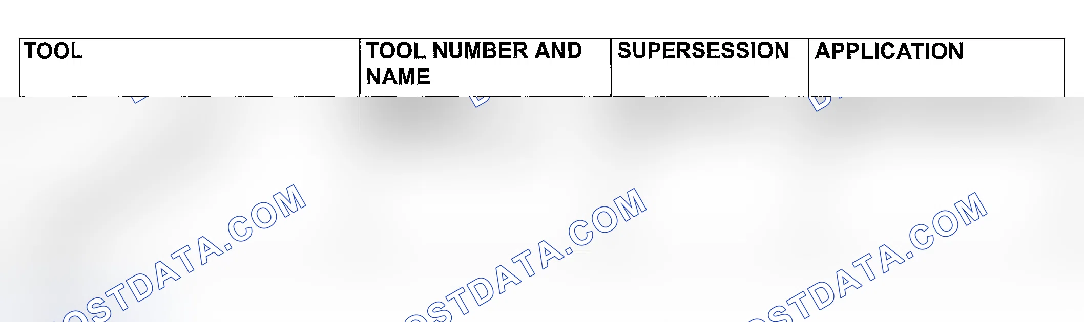Scheme 164: SPECIAL TOOL