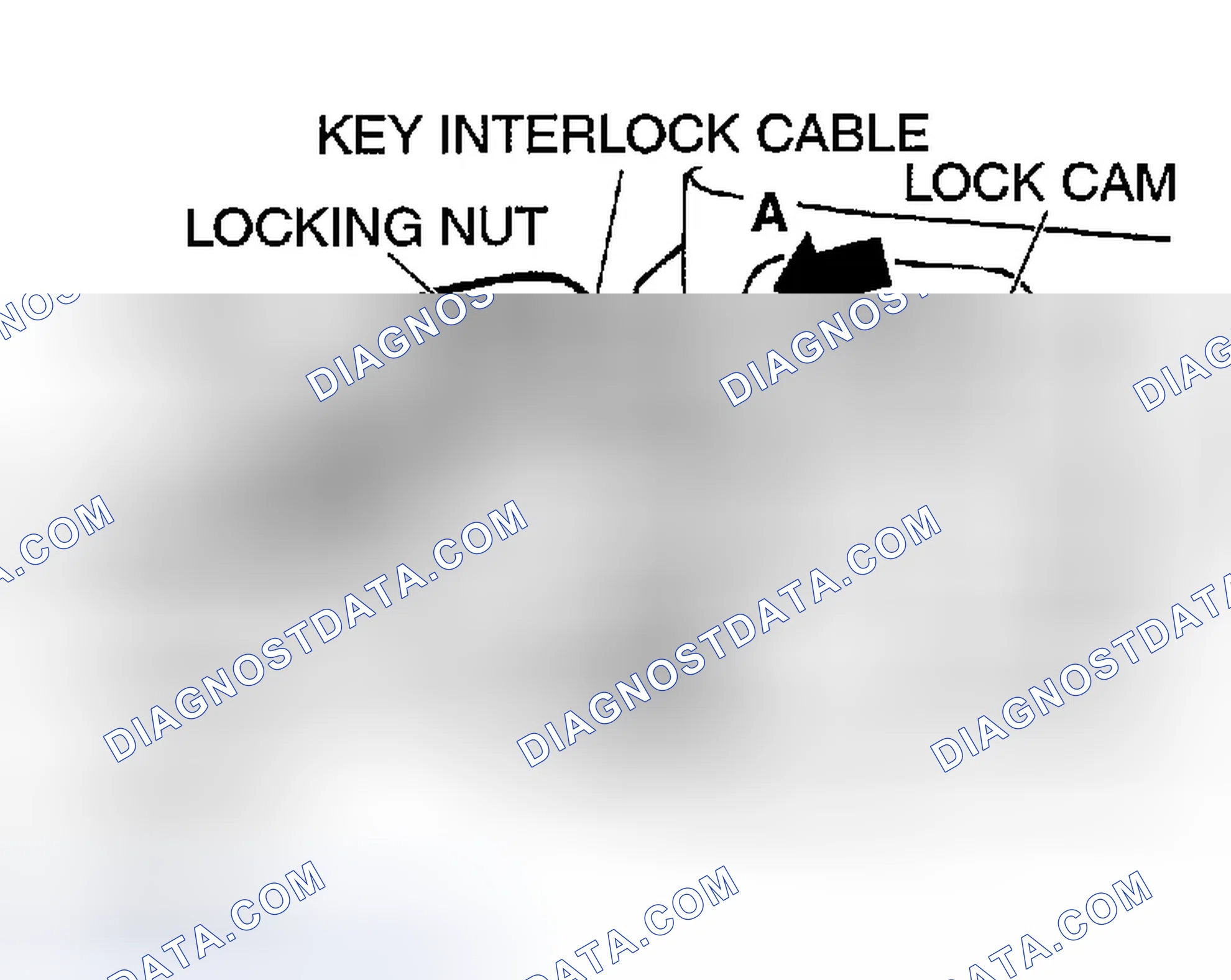 Scheme 321: >> B << KEY INTERLOCK CABLE (SELECTOR LEVER SIDE) INSTALLATION