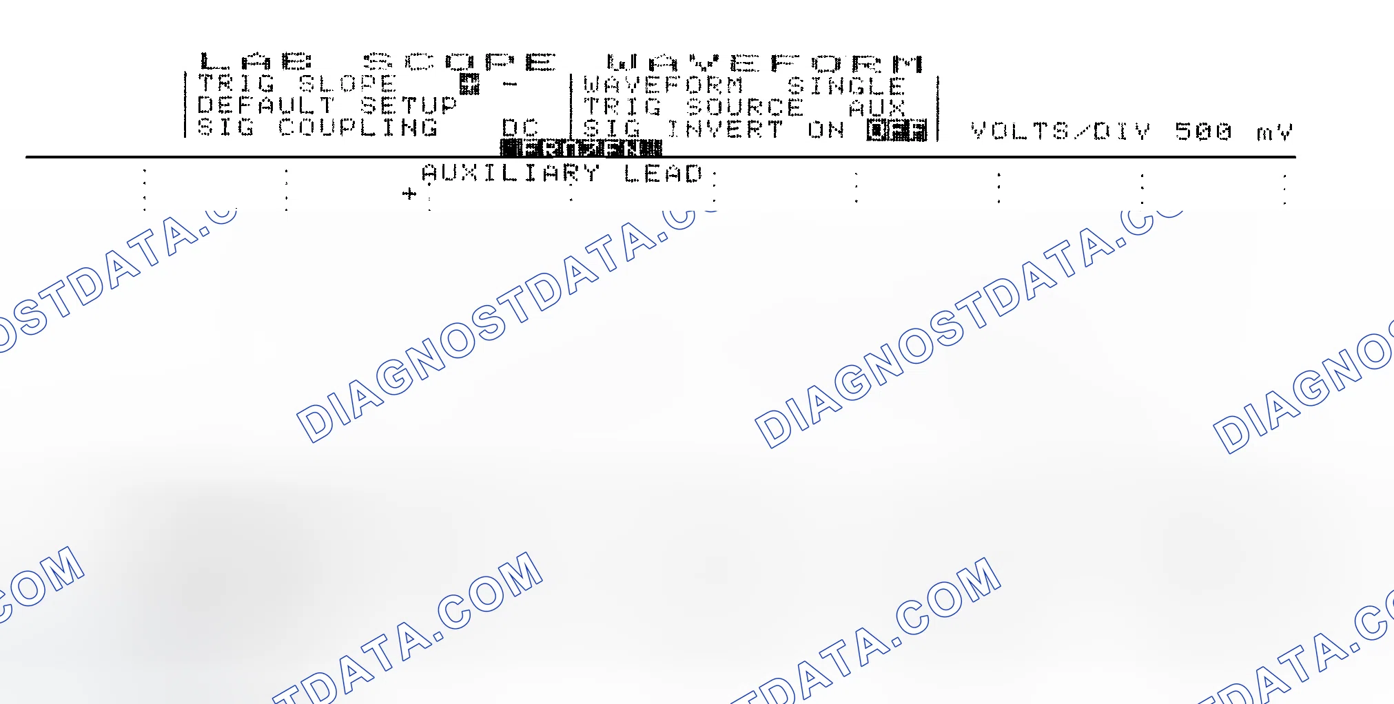 Scheme 14: Single Injector w/Excessive Current Flow - Current Pattern