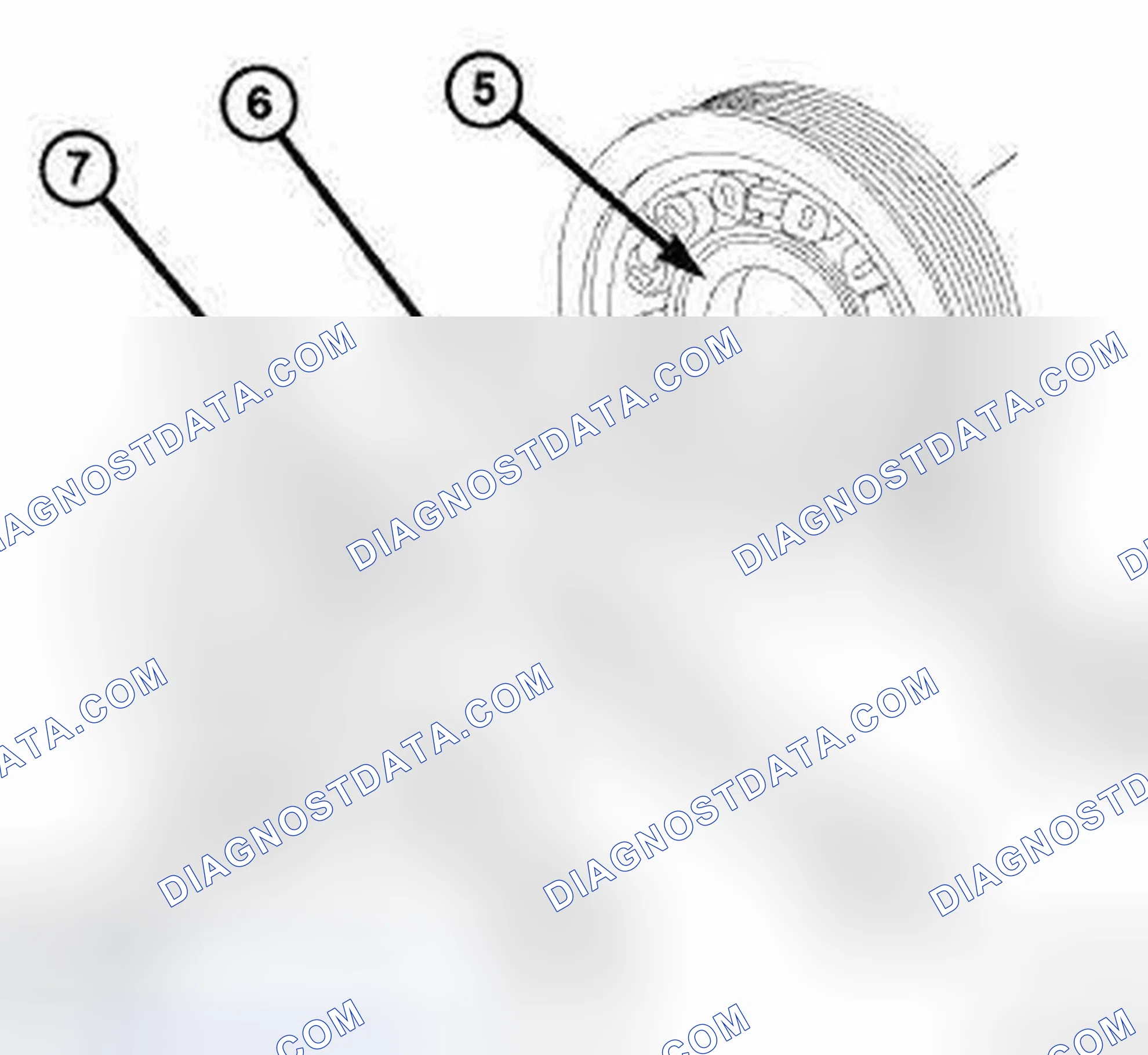 Scheme 96: HUB AND PULLEY - VARIABLE DISPLACEMENT A/C COMPRESSOR