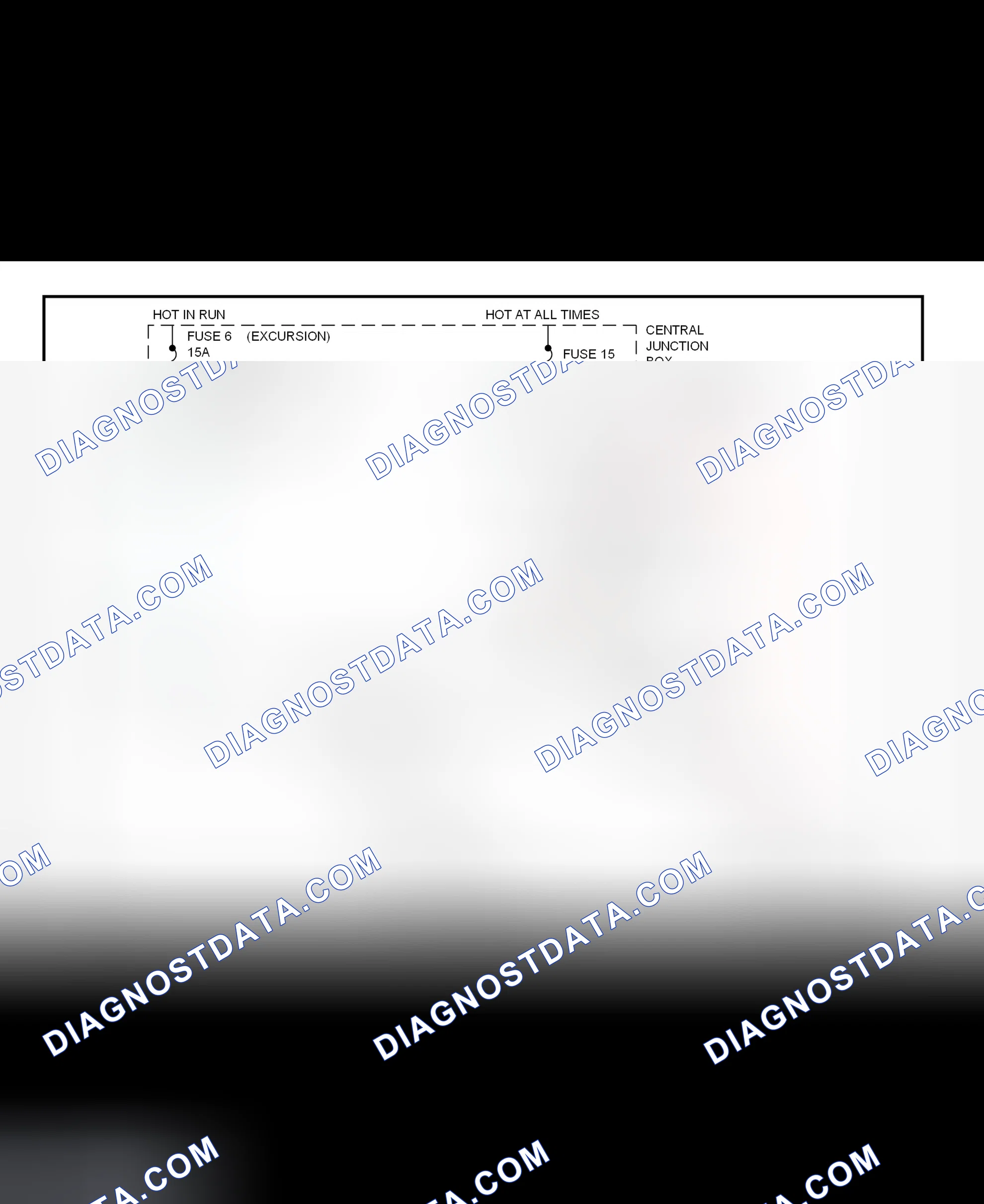 Fig. 19: Shift Interlock System Wiring Diagram (Excursion & F250/F350 Super Duty Pick-Ups)