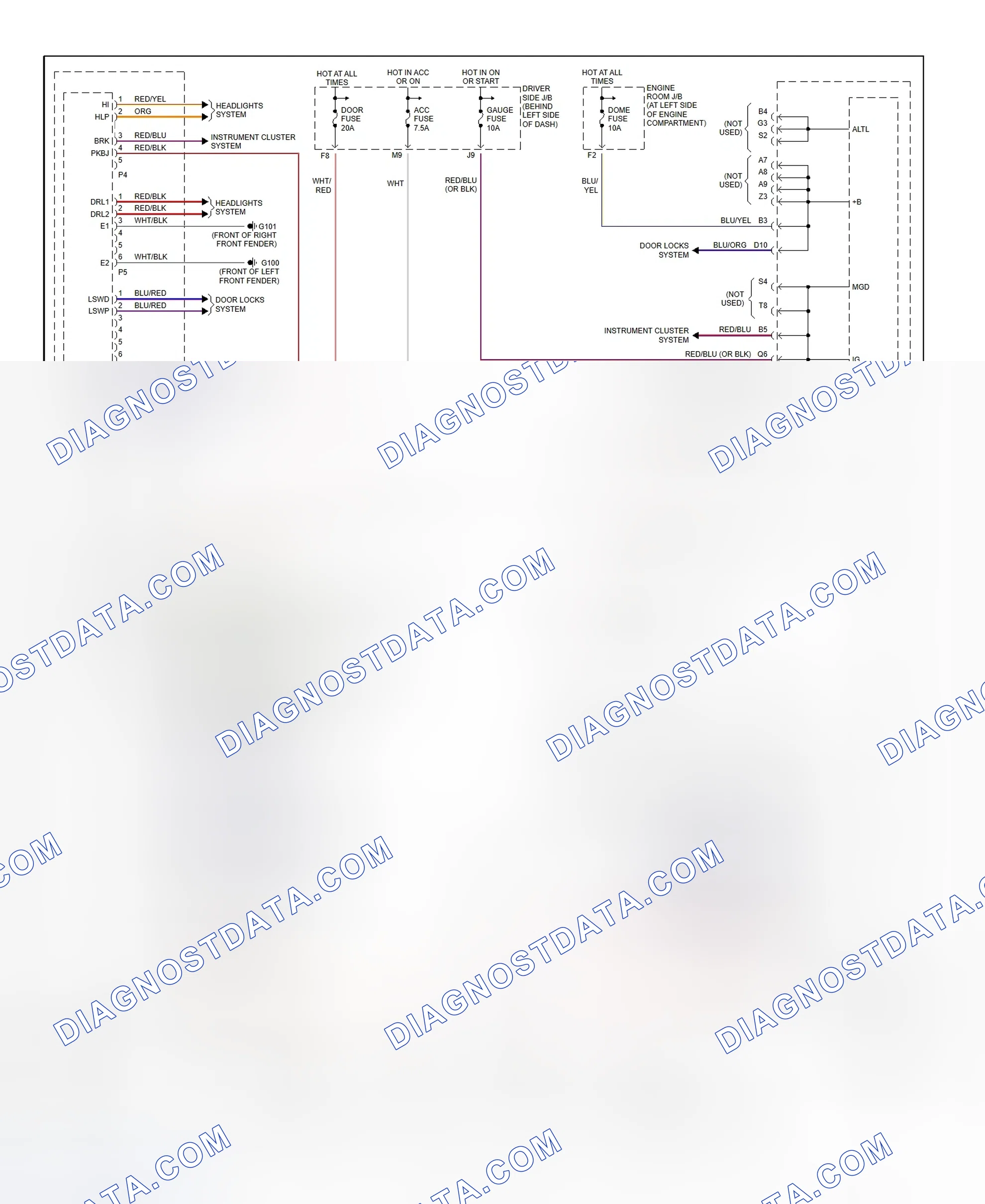 Scheme 4: Body Control System Wiring Diagram