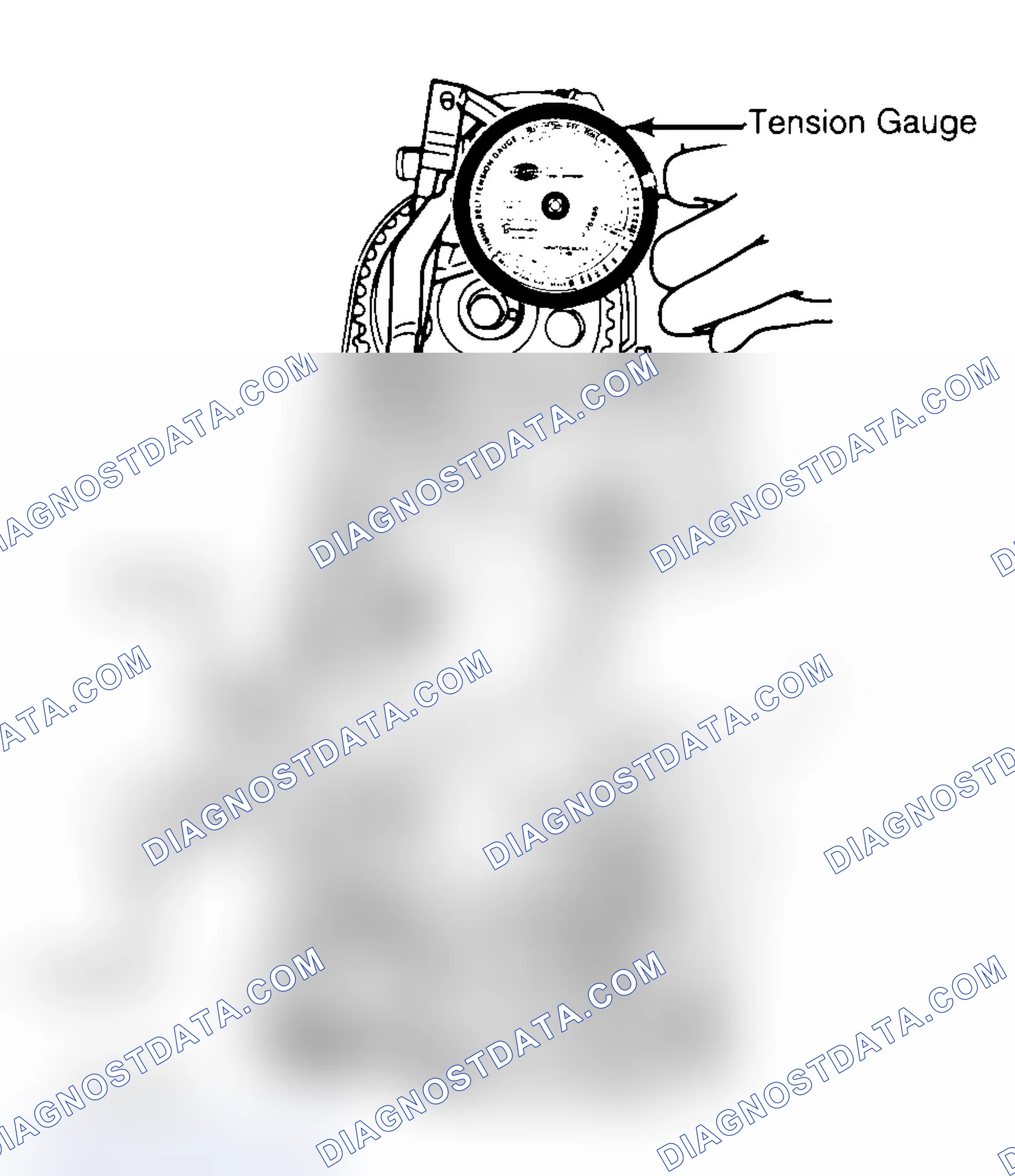 Scheme 28: Adjusting Typical Timing Belt Tension