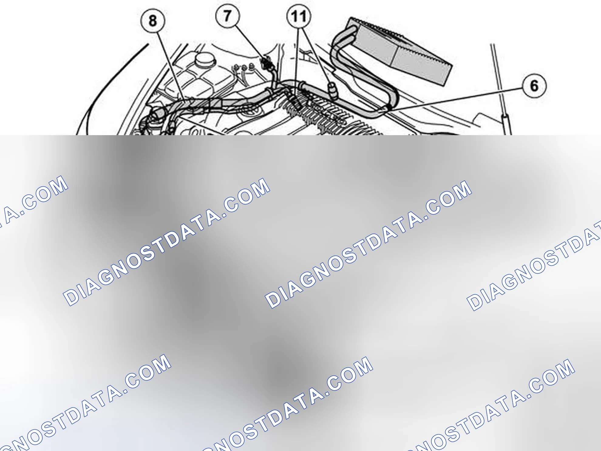 Scheme 142: LOCATING COMPONENTS IN THE ENGINE COMPARTMENT