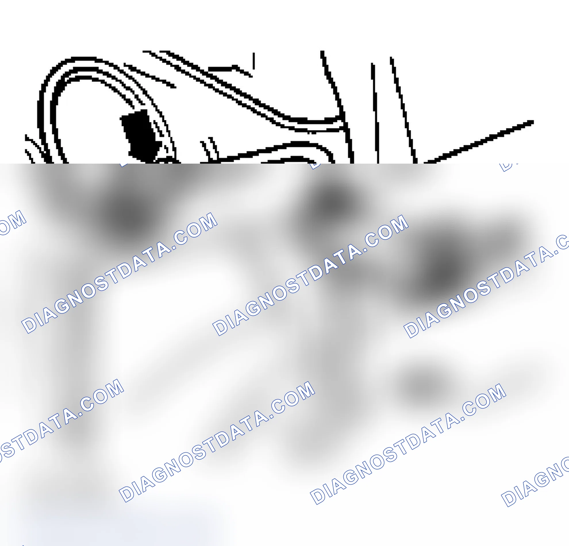 Scheme 3: Separation point of brake line, hydraulic unit - right front brake caliper