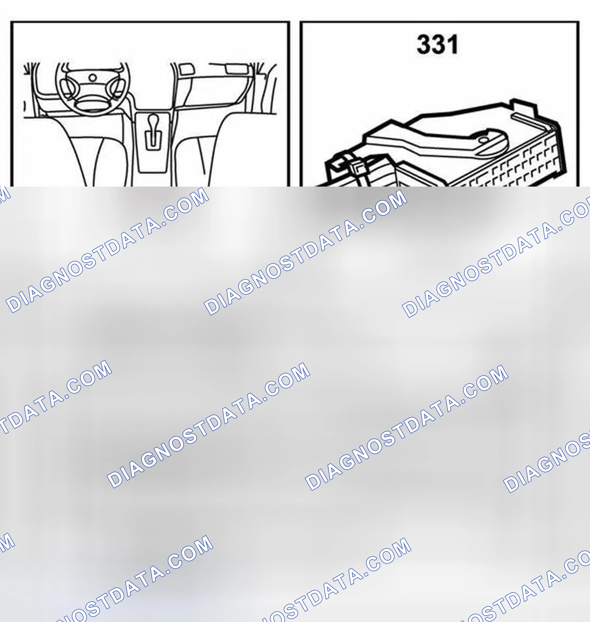 Scheme 95: SRS/Airbag Control Module (331)