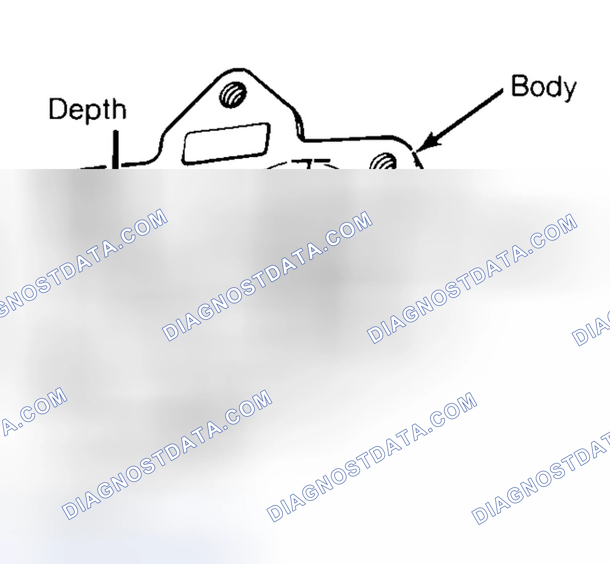 Scheme 35: Measuring Oil Pump Gear Cavity