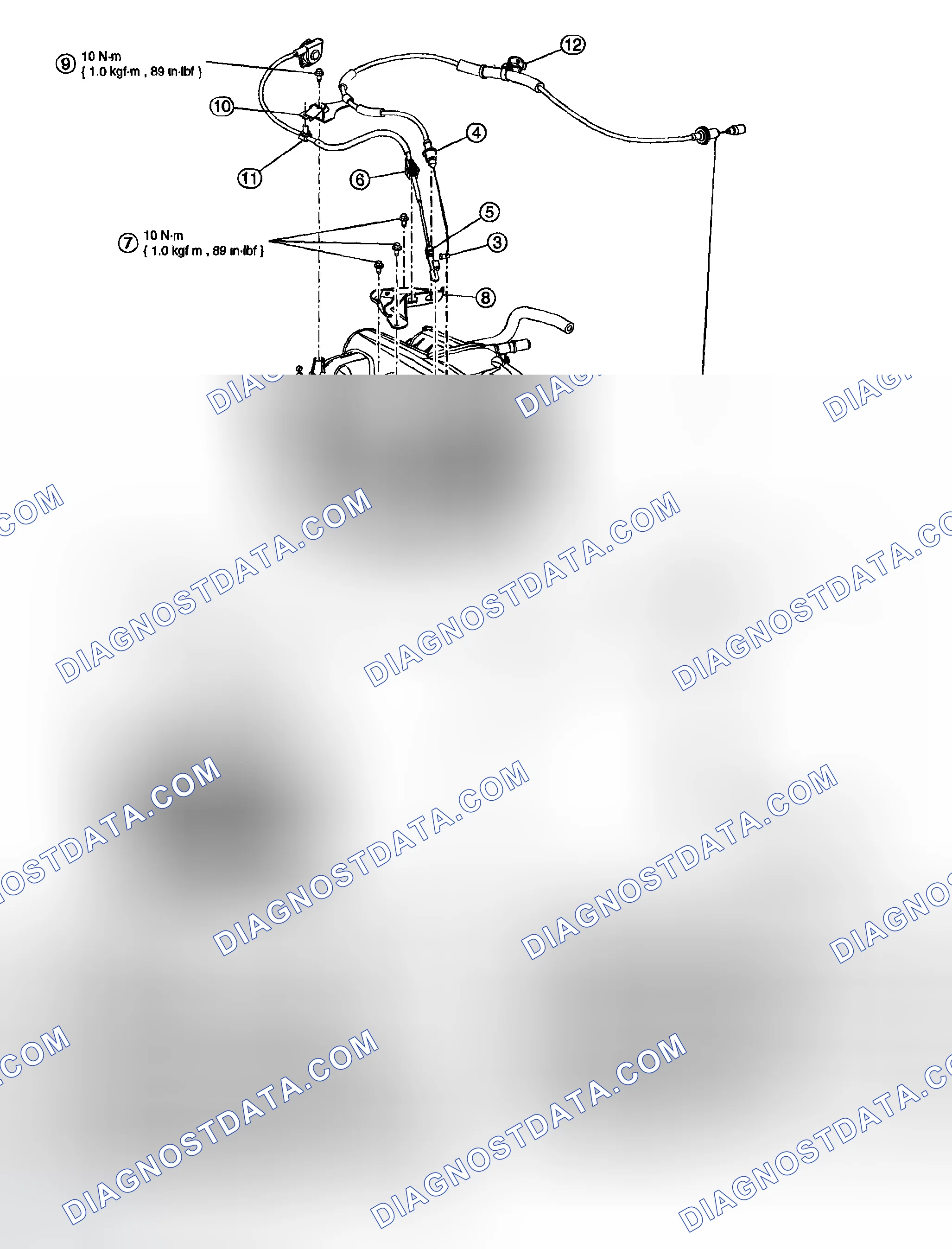 Scheme 529: ACCELERATOR CABLE - 3.0L (4V)
