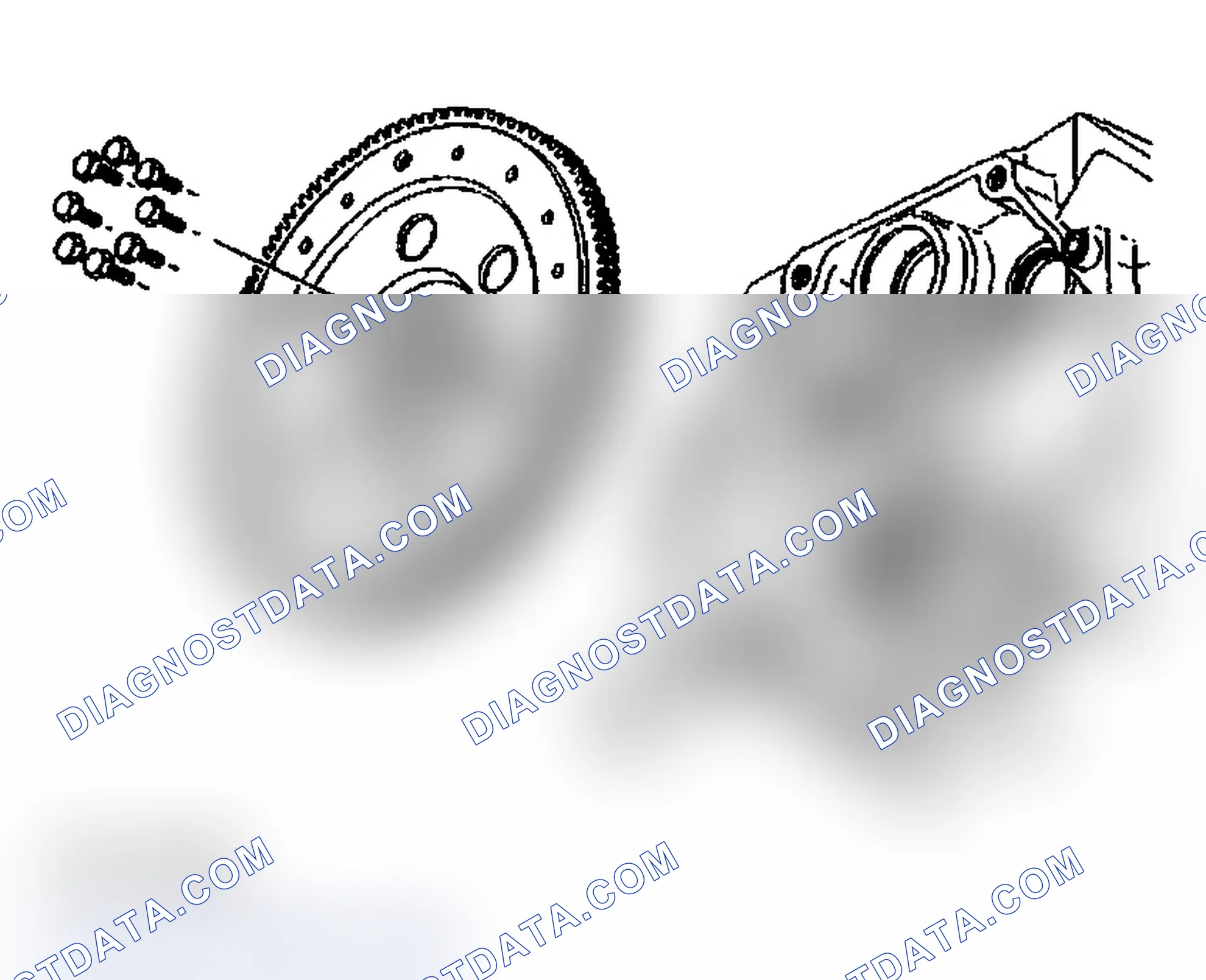 Scheme 135: Engine Flywheel Removal (Automatic Transmission)