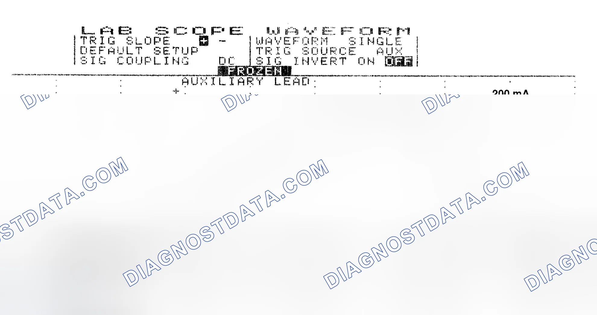 Scheme 13: Single Injector w/Normal Current Flow - Current Pattern