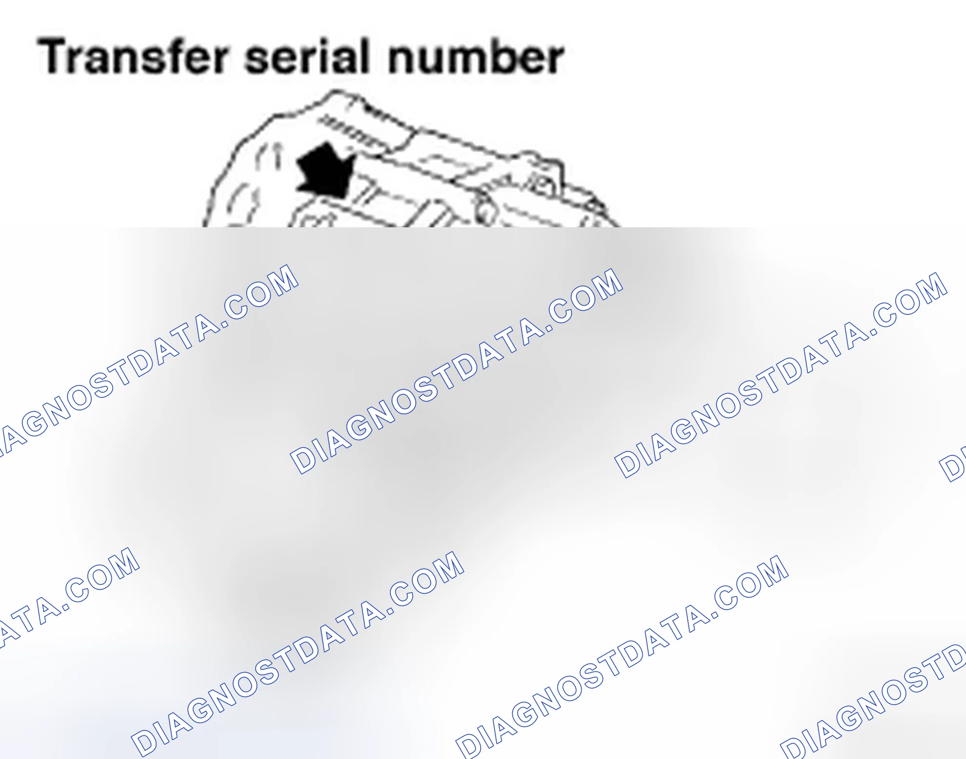 Scheme 8: TRANSFER SERIAL NUMBER
