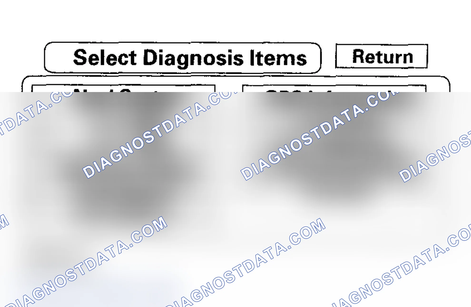 Scheme 61: Start-up procedure and Diagnosis Menu