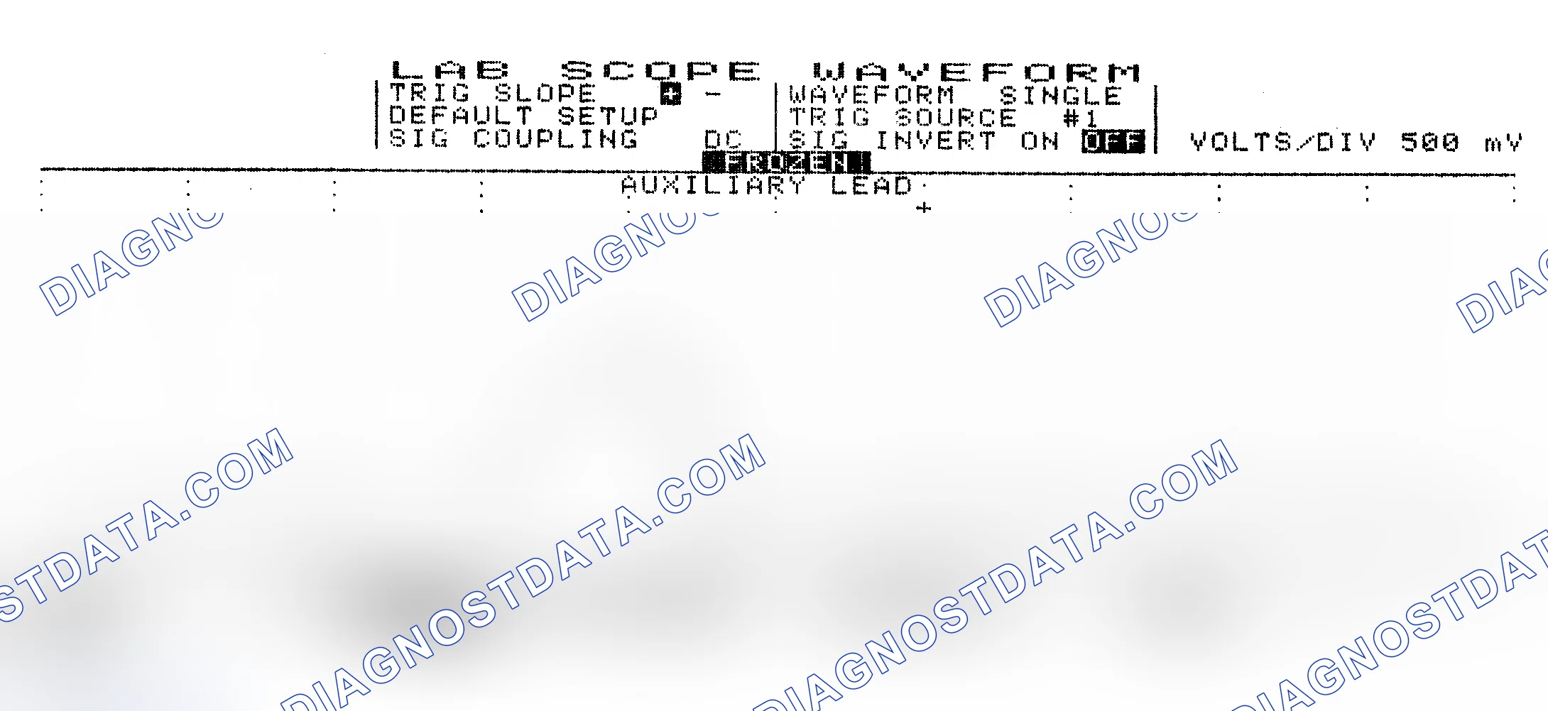 Scheme 10: Single Injector w/Excessive Current Flow - Current Pattern