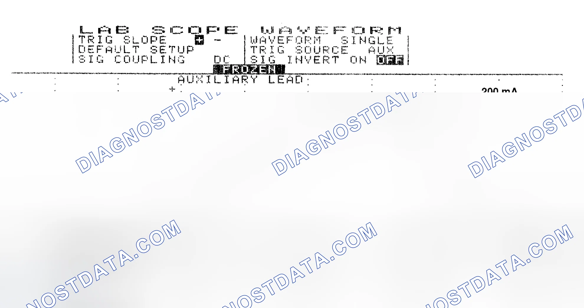 Scheme 13: Single Injector w/Normal Current Flow - Current Pattern