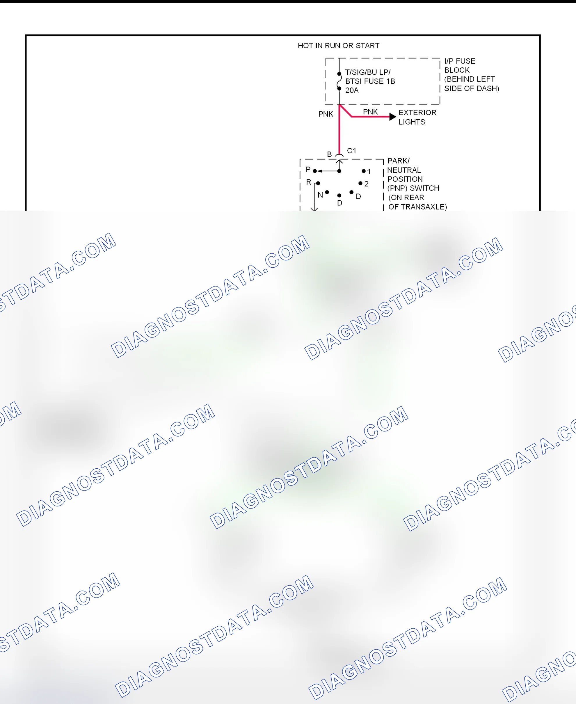 Scheme 48: Back-Up Lights Wiring Diagram (Bonneville, Eighty Eight & LSS)