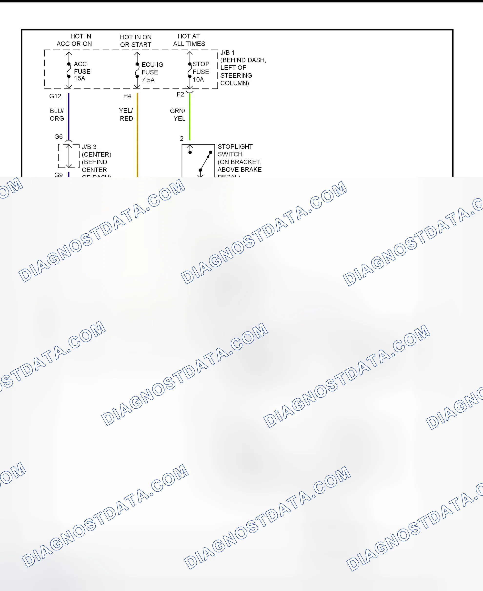 Scheme 213: Shift Interlock System Wiring Diagram (2001 - Toyota Tacoma)