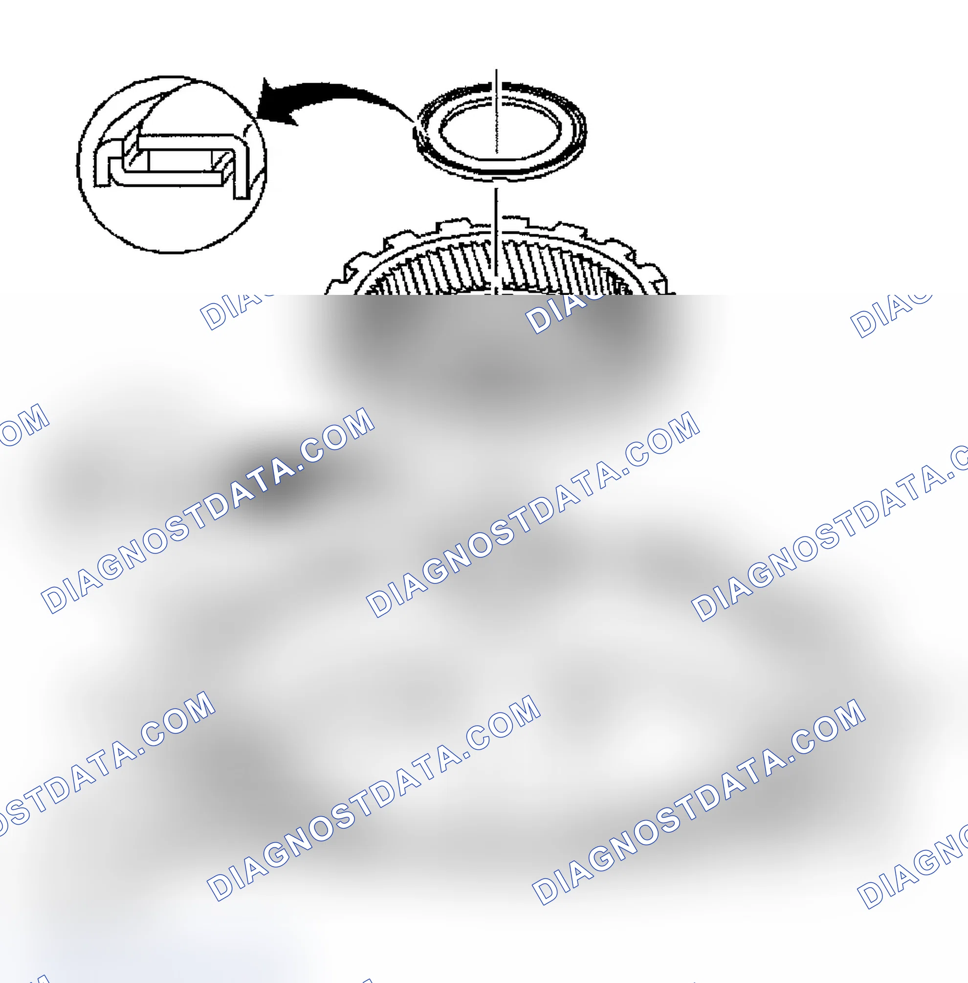 Scheme 482: Removing/Installing Internal Reaction Gear & Thrust Bearing