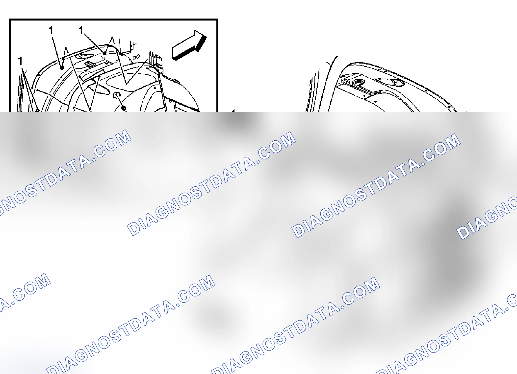 Scheme 12: Front Wheelhouse Liner Replacement - Right Side (Chevrolet)