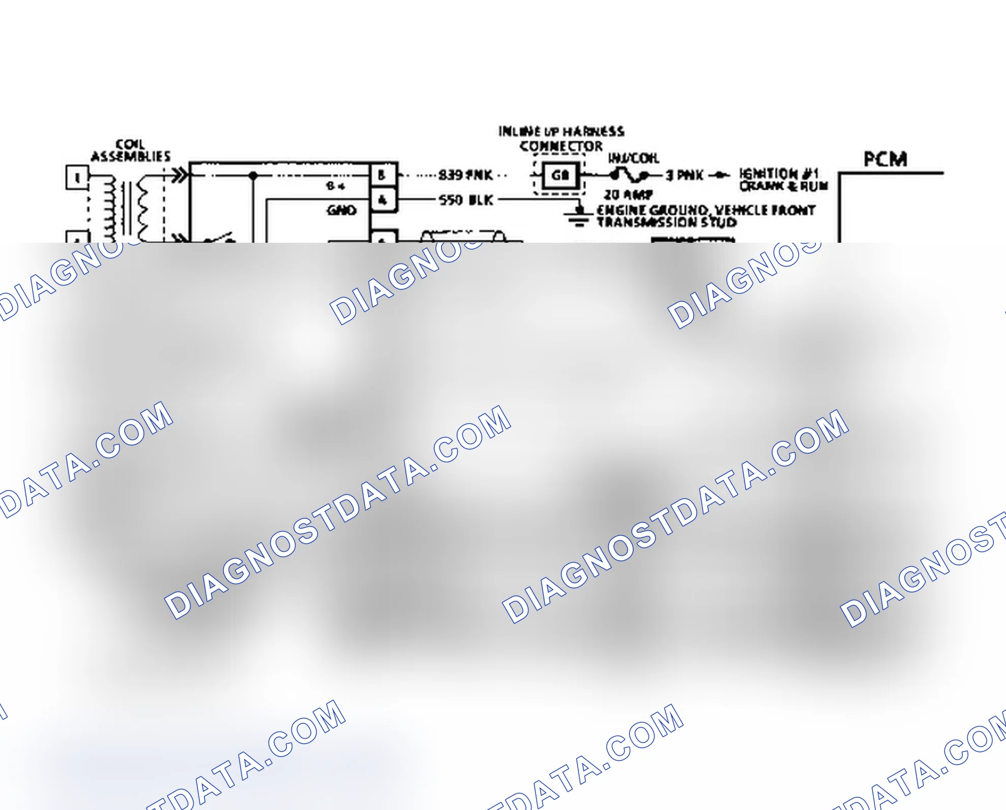 Scheme 37: Code P1350 Schematic (3.1L) IC Circuit Open