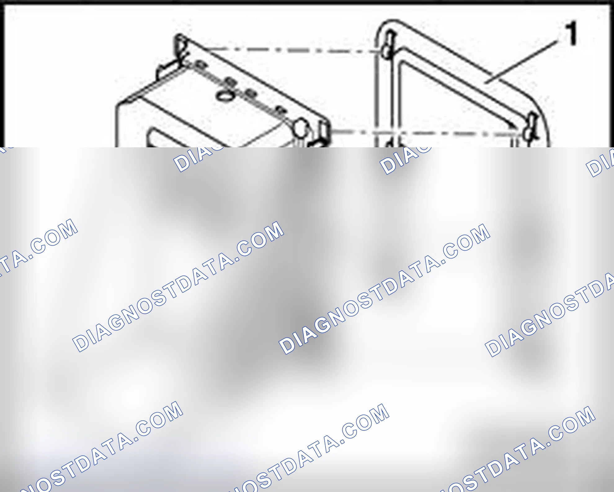 Scheme 311: Removing and installing trim for through-load bag