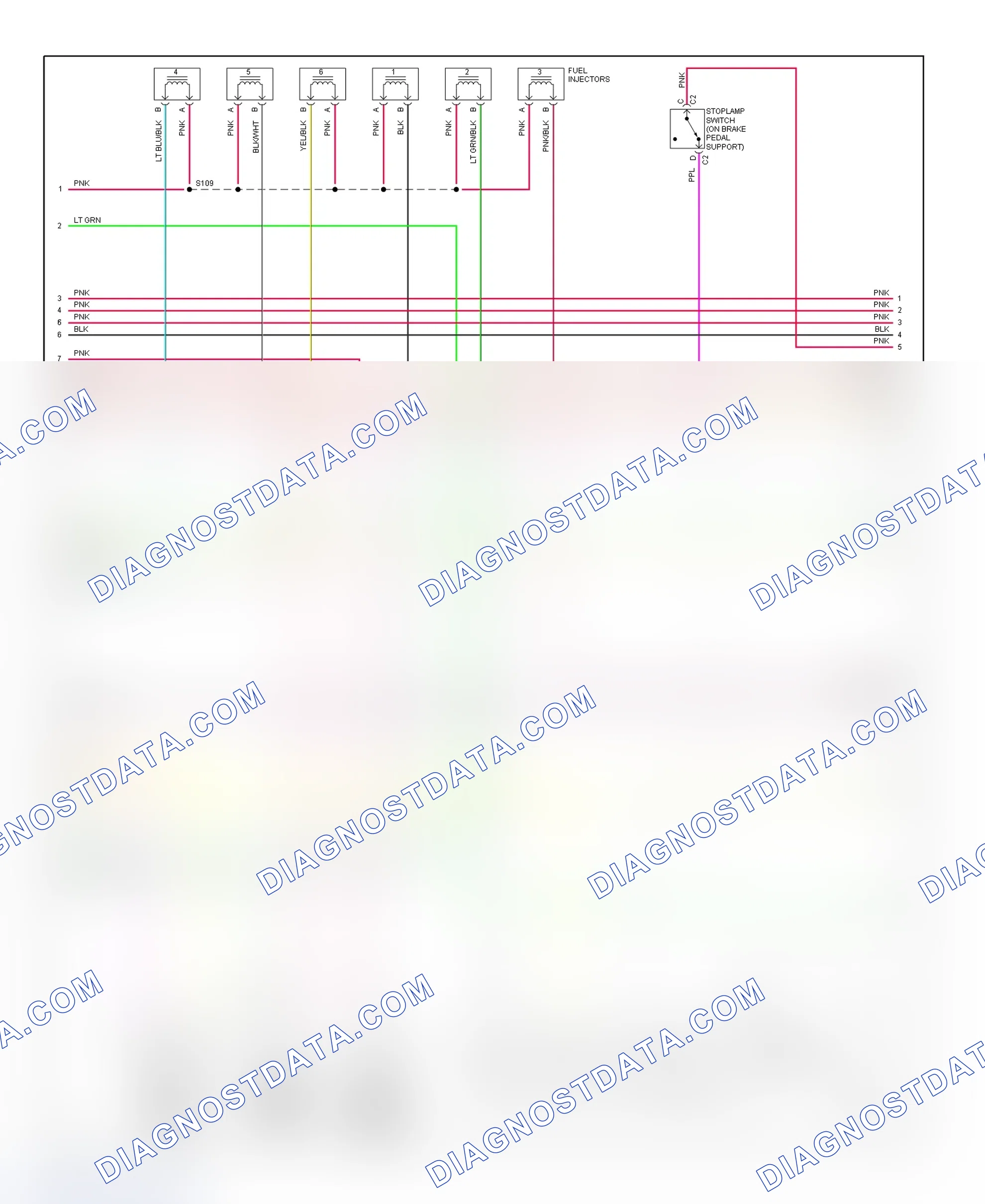 Scheme 135: PCM Wiring Diagram (Lumina & Monte Carlo - 3.8L - 2 Of 4)