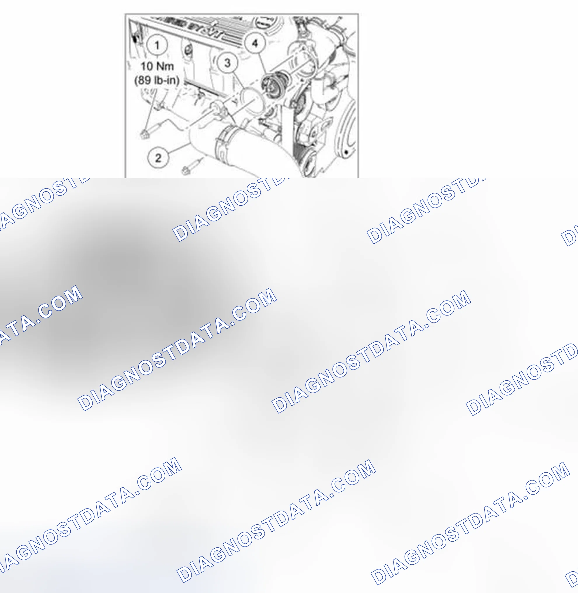 Scheme 13: Thermostat and Thermostat Housing - 5.4L (4V)