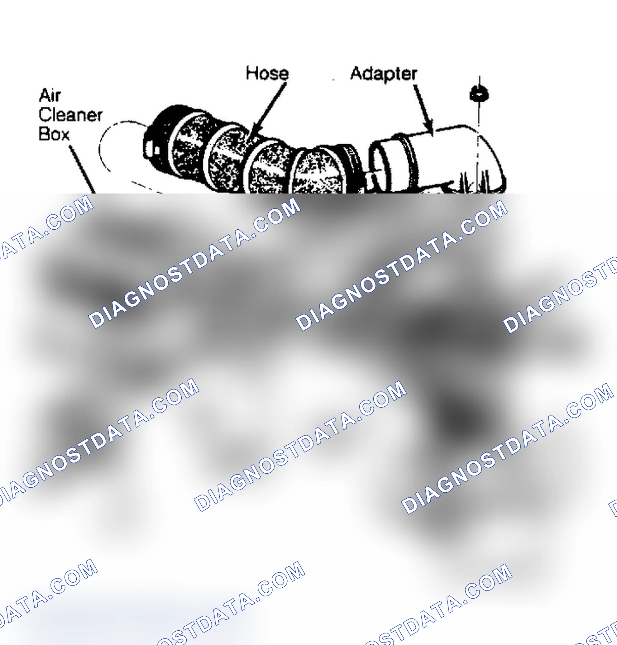 Scheme 7: Exploded View of Air Induction System