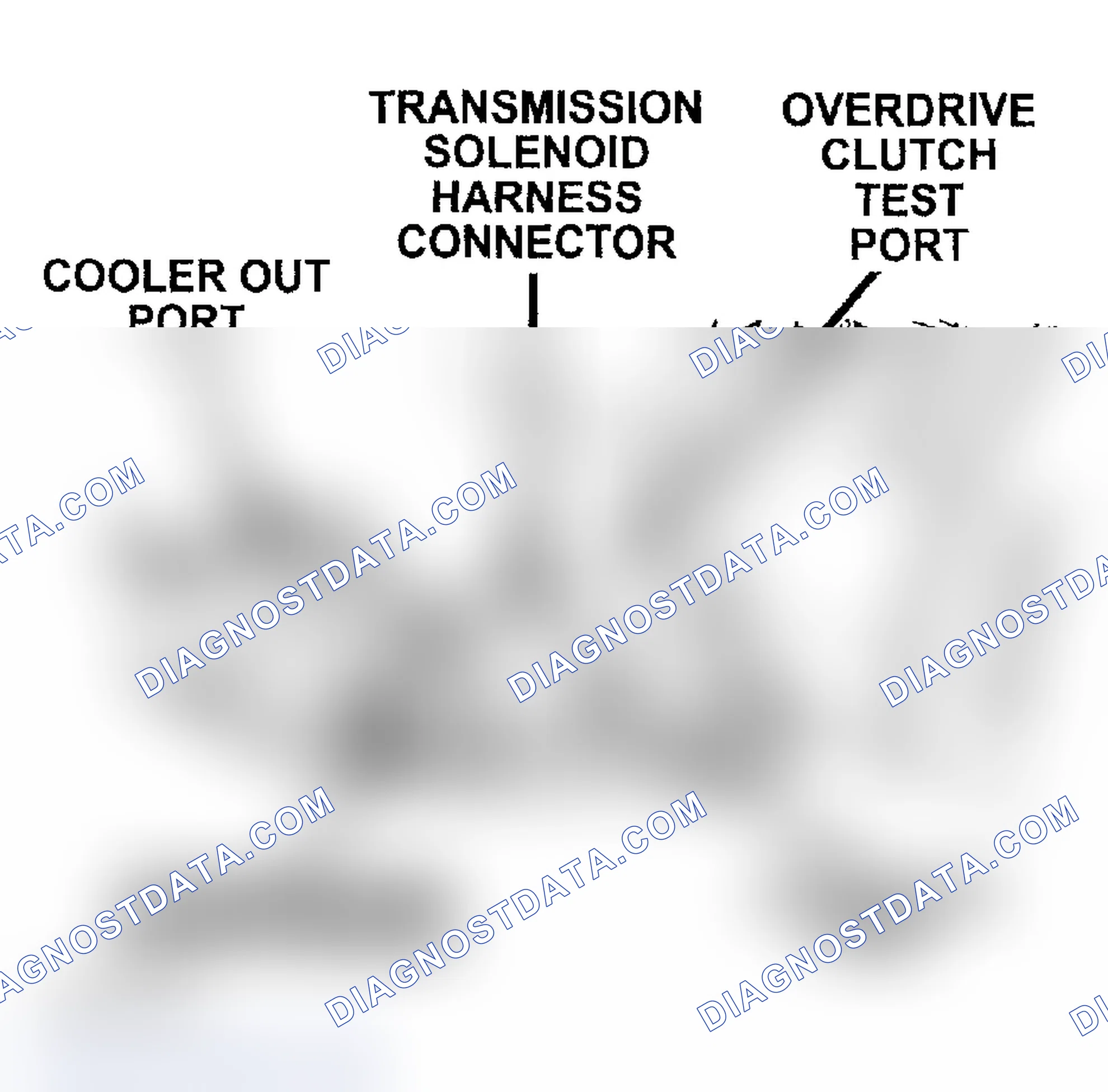 Scheme 745: TRANSMISSION RANGE SENSOR LOCATION