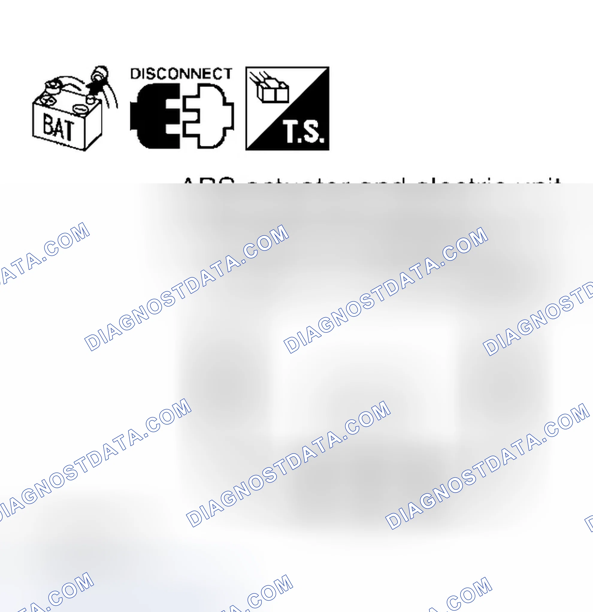 Scheme 594: ABS Actuator and Electric Unit (Control Unit) Circuit Check