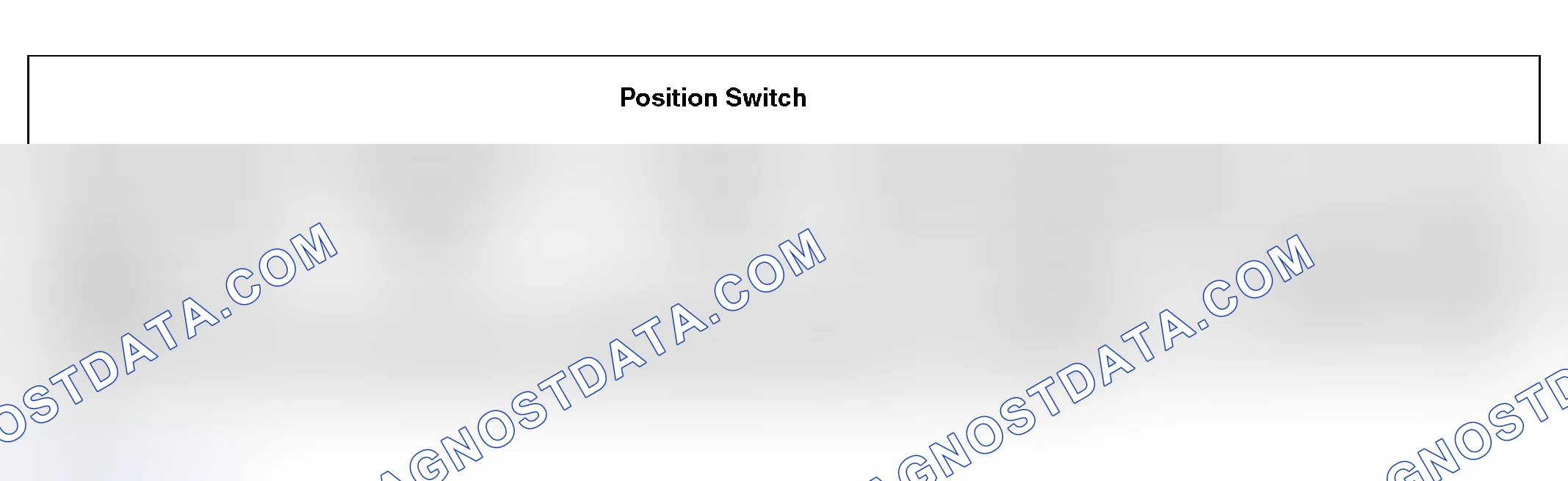 Scheme 64: POSITION SWITCH (2003-04 Model Year)