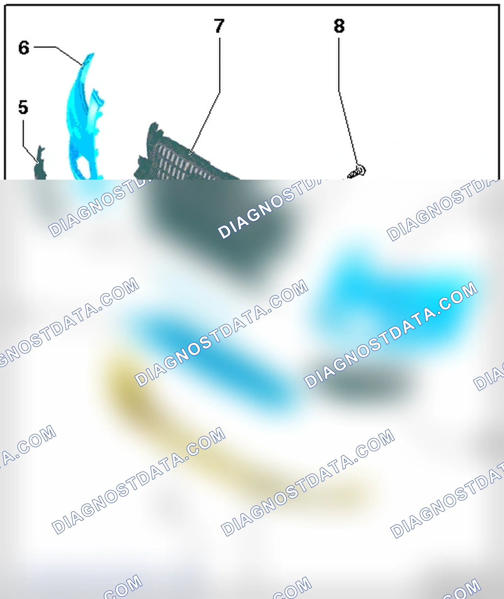 Scheme 22: BUMPER COVER SIDE COMPONENTS