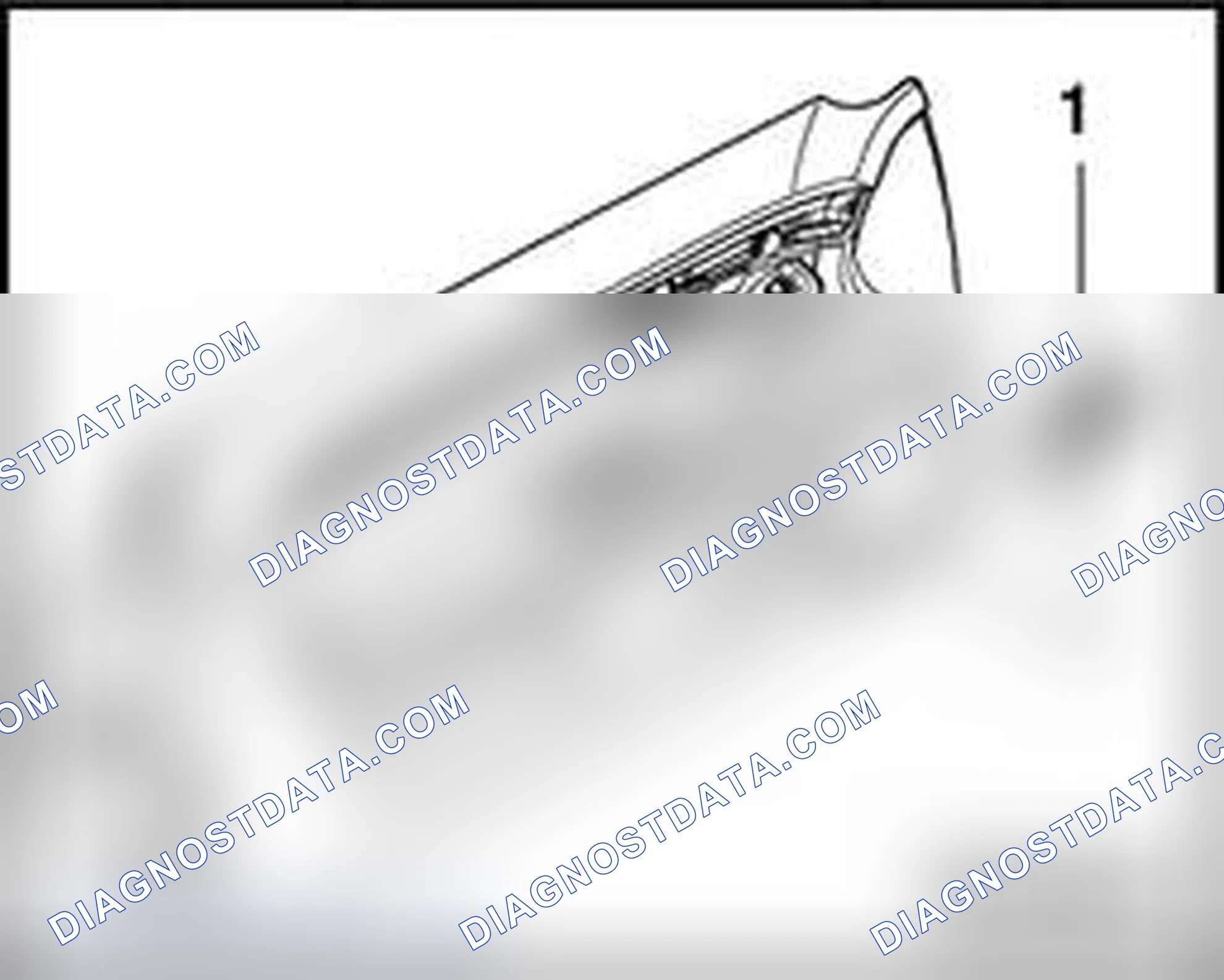 Scheme 133: Switch panel for memory seat, removing and installing