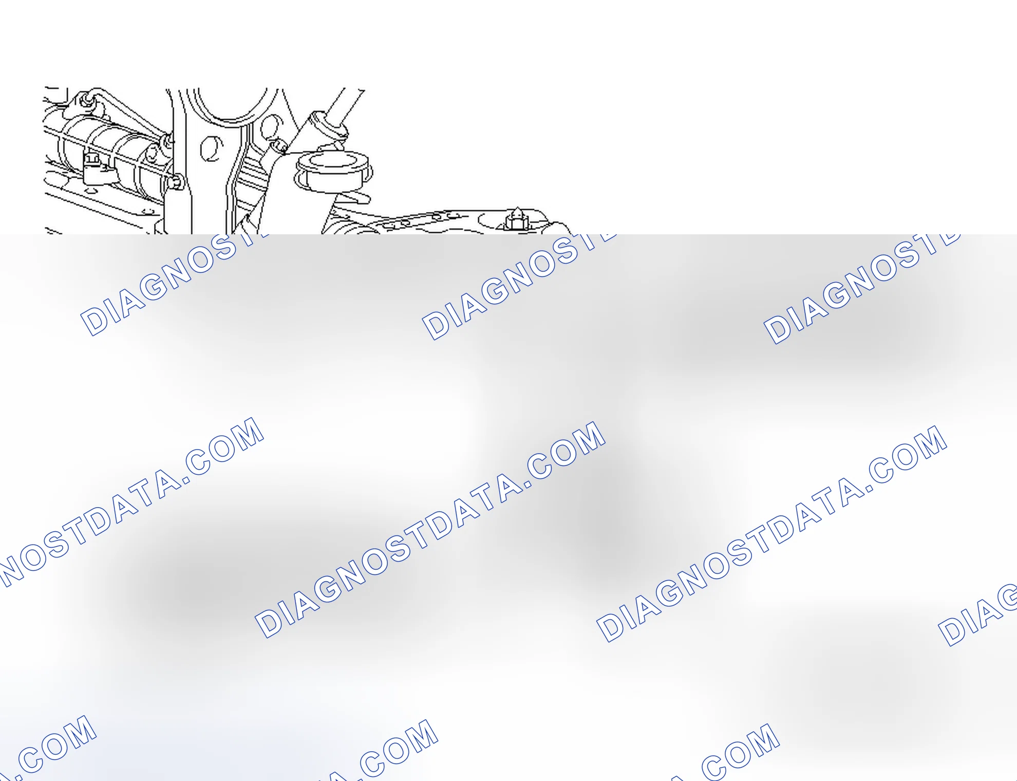 Scheme 673: << C >> FRONT AXLE CROSSMEMBER STAY REMOVAL