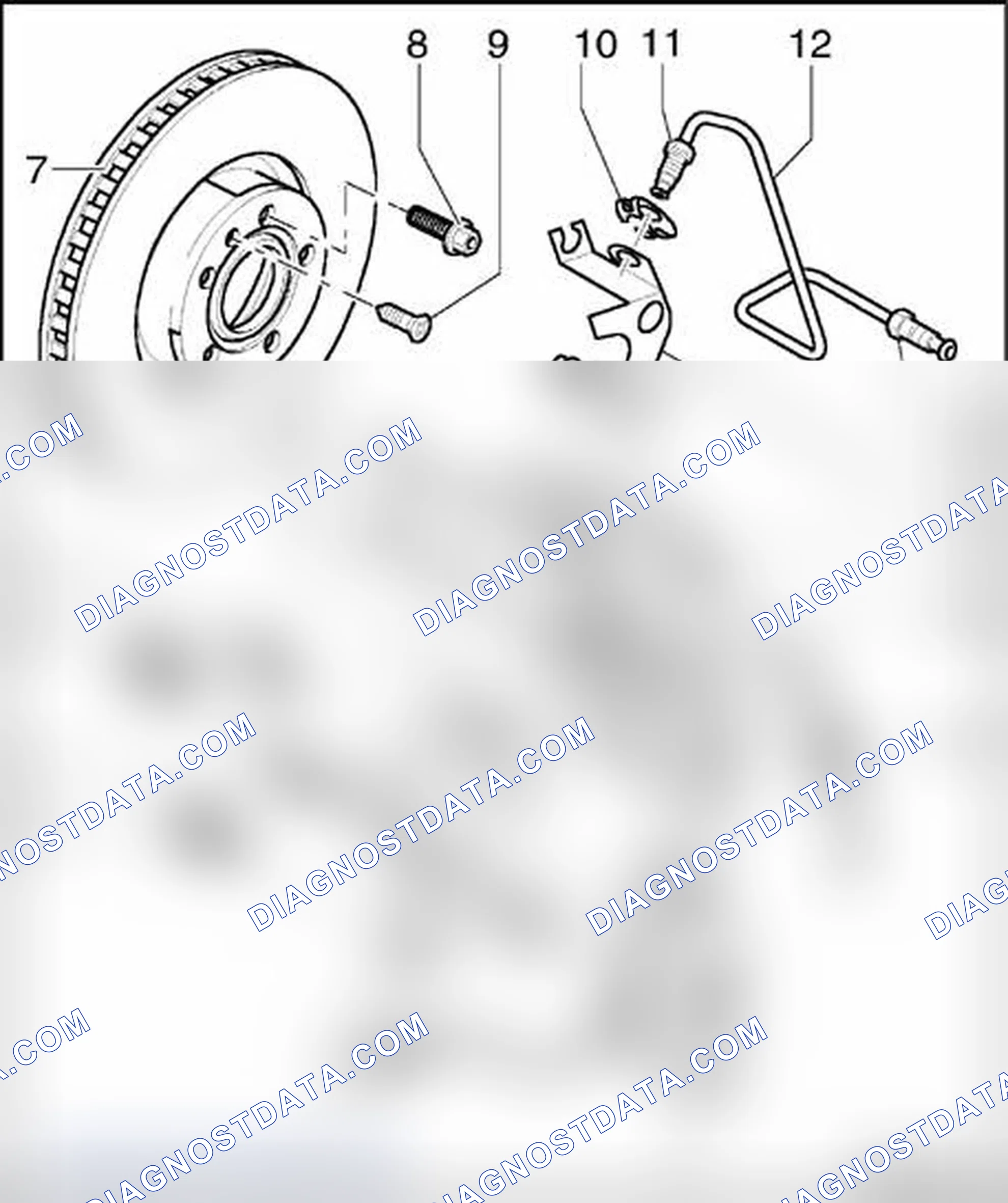 Scheme 65: Front brakes, servicing