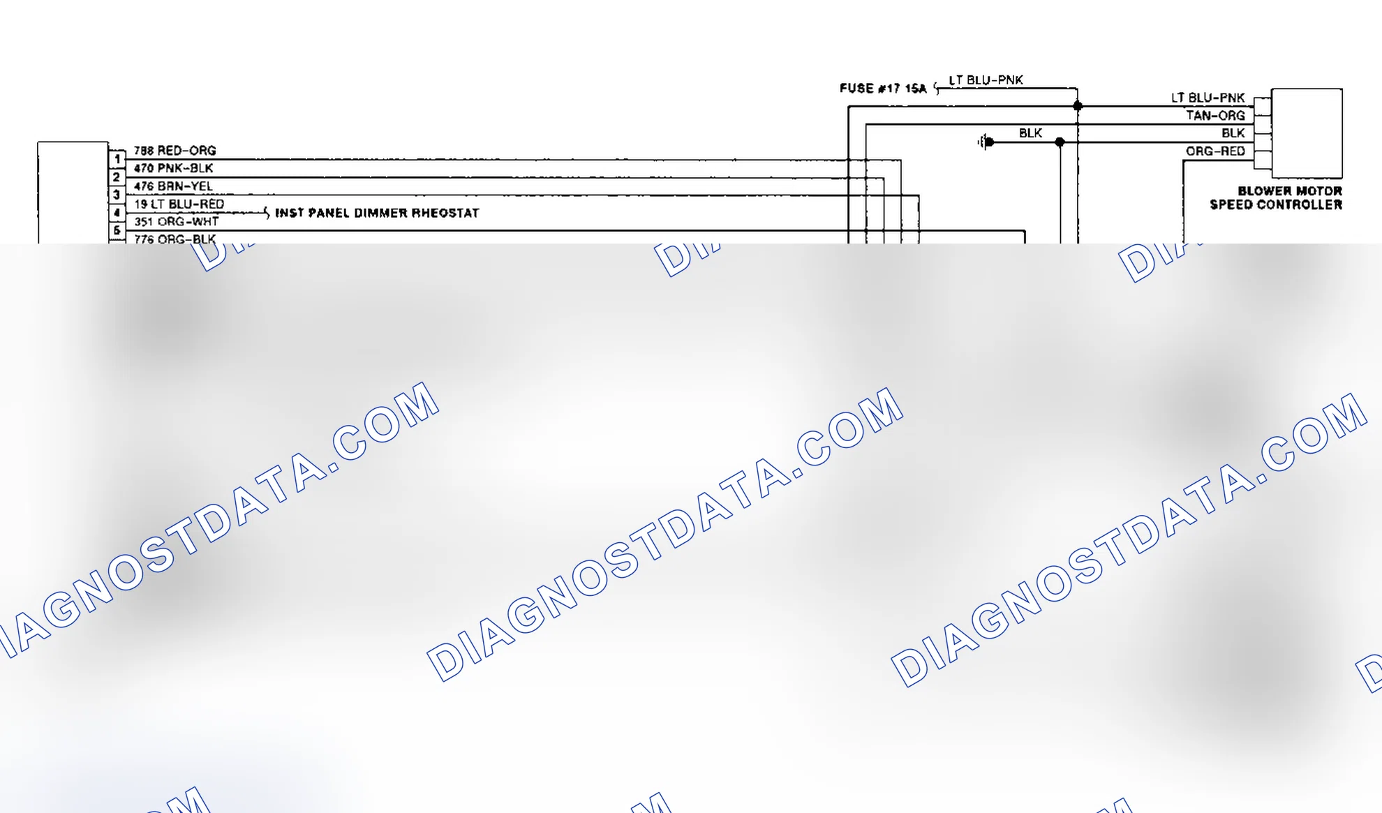 Scheme 8: 1990 Sable & Taurus EATC Wiring Diagram (1 of 2)