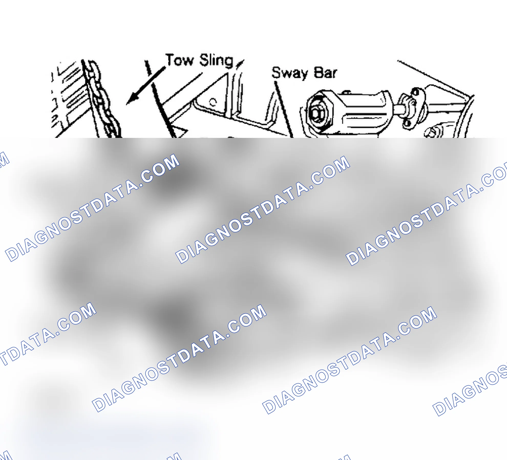 Scheme 15: Front Towing Hookup (2WD - Typical)