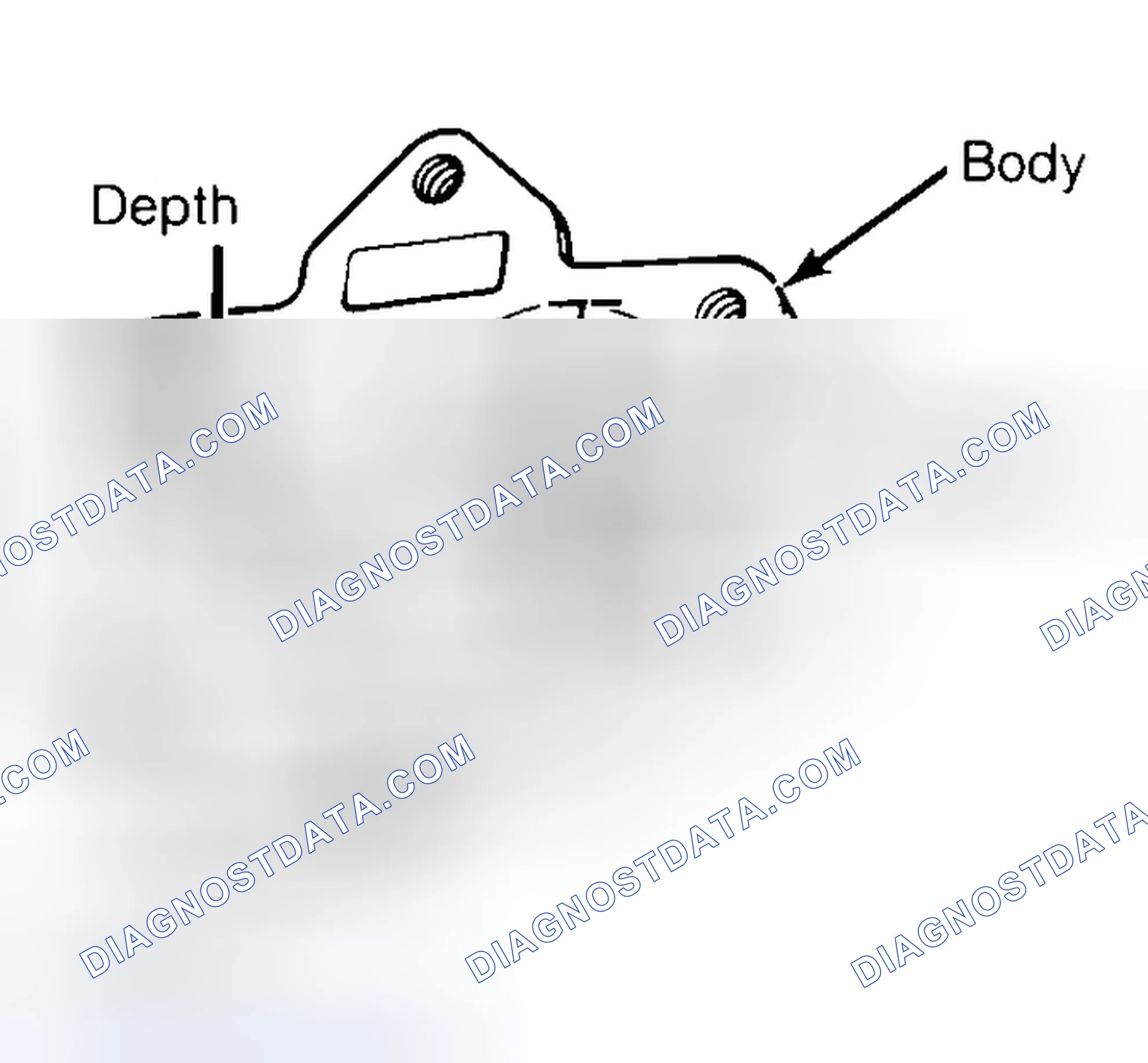 Scheme 35: Measuring Oil Pump Gear Cavity