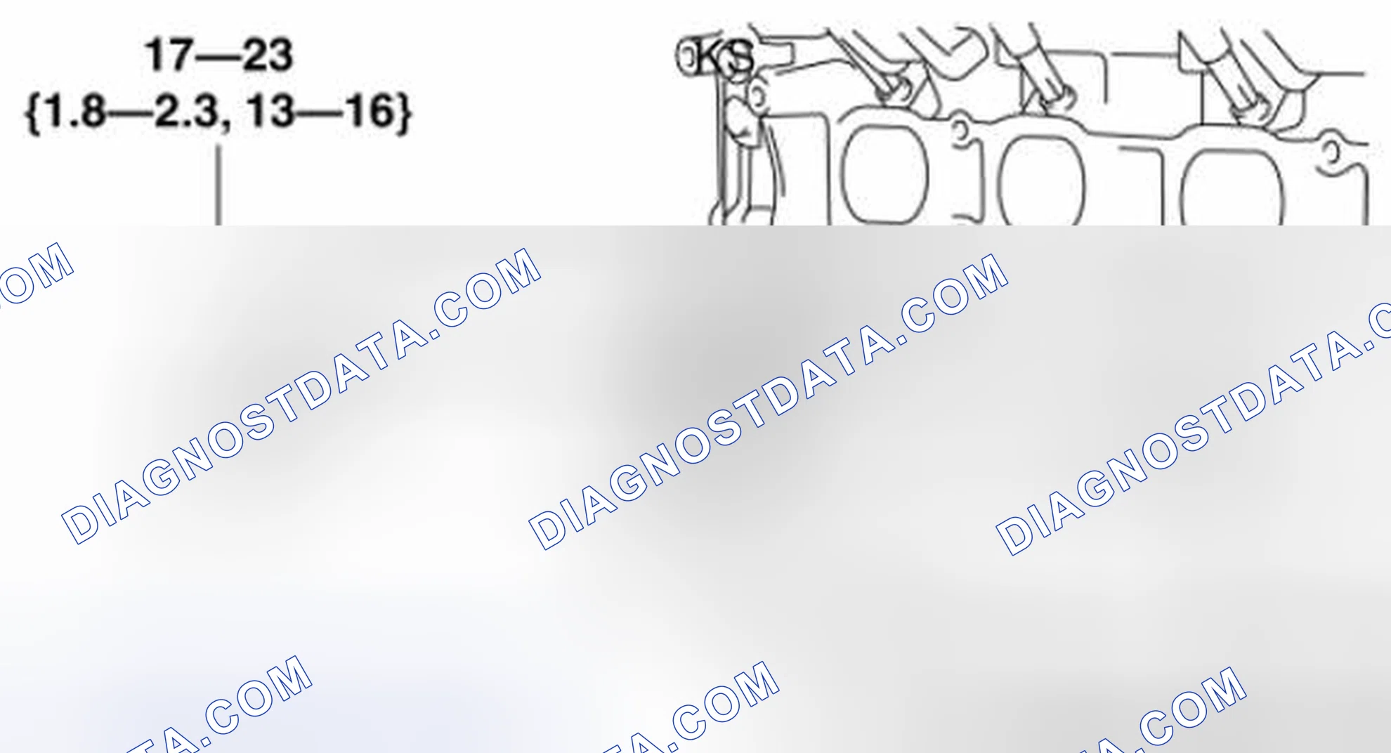 Scheme 23: KNOCK SENSOR (KS) REMOVAL/INSTALLATION [MZR 2.0, MZR 2.5]